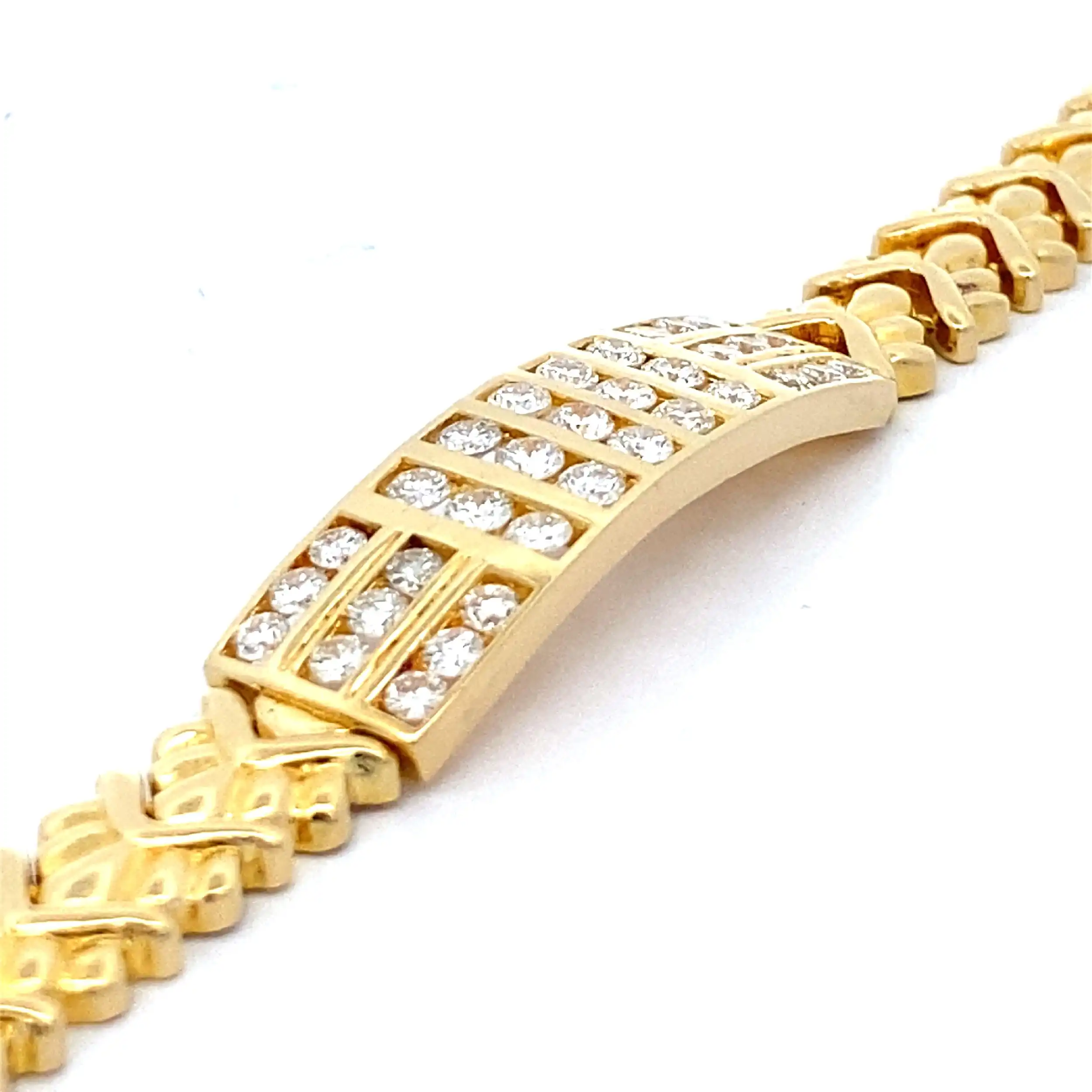 Armband Gelbgold mit Brillanten Armband Gelbgold mit Brillanten
