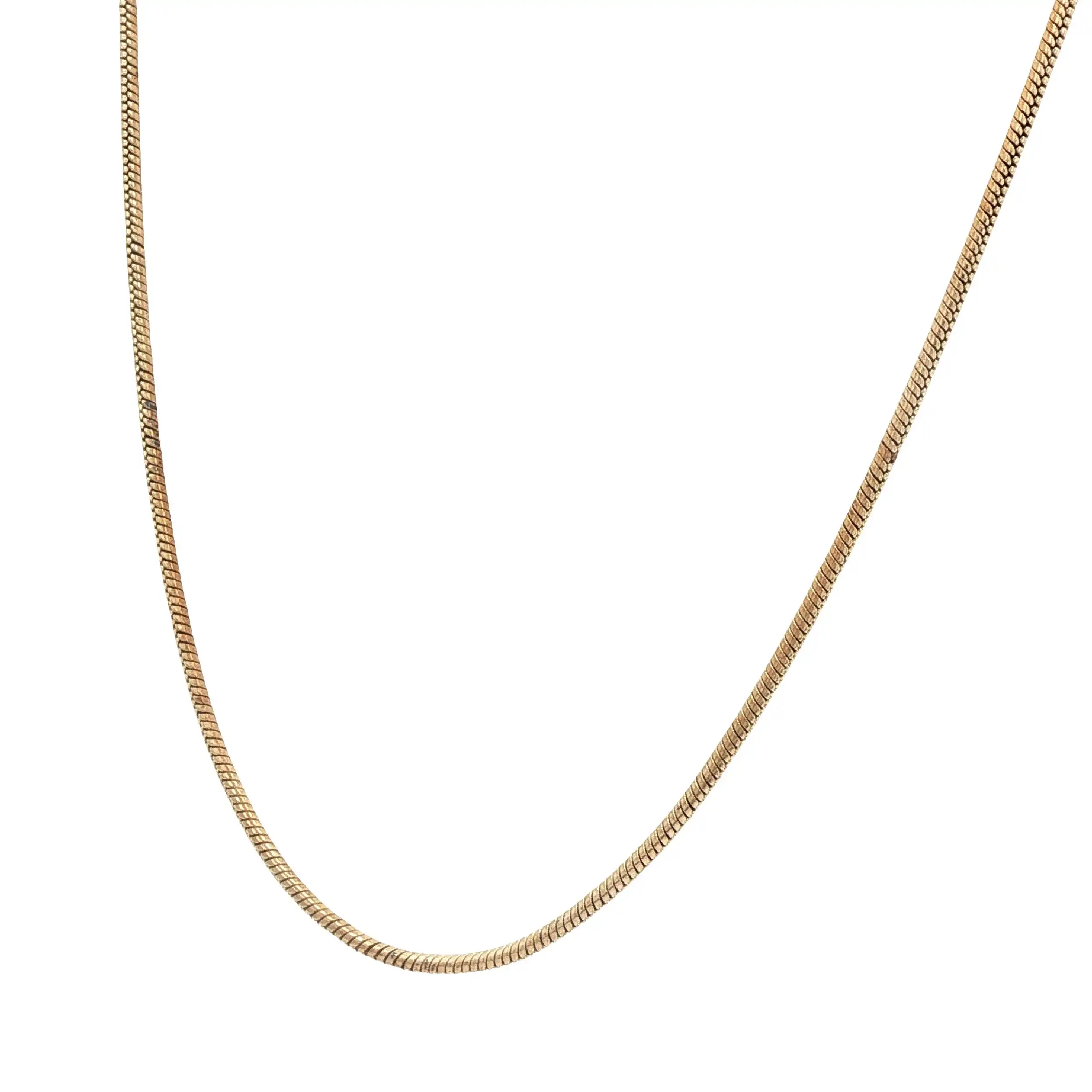 Schlangenkette Gelbgold