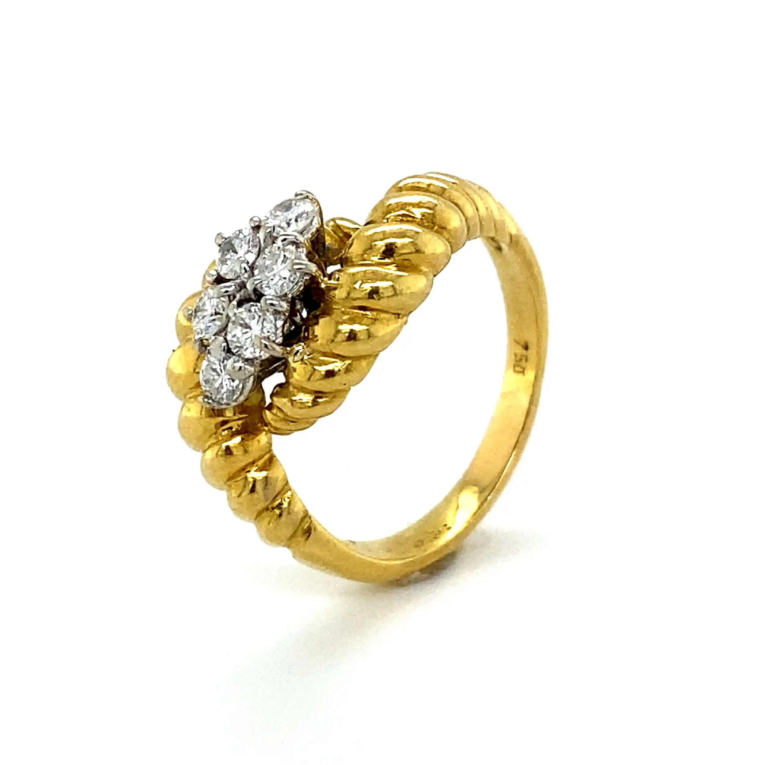 Ring Bicolor mit Brillanten Ring Bicolor mit Brillanten
