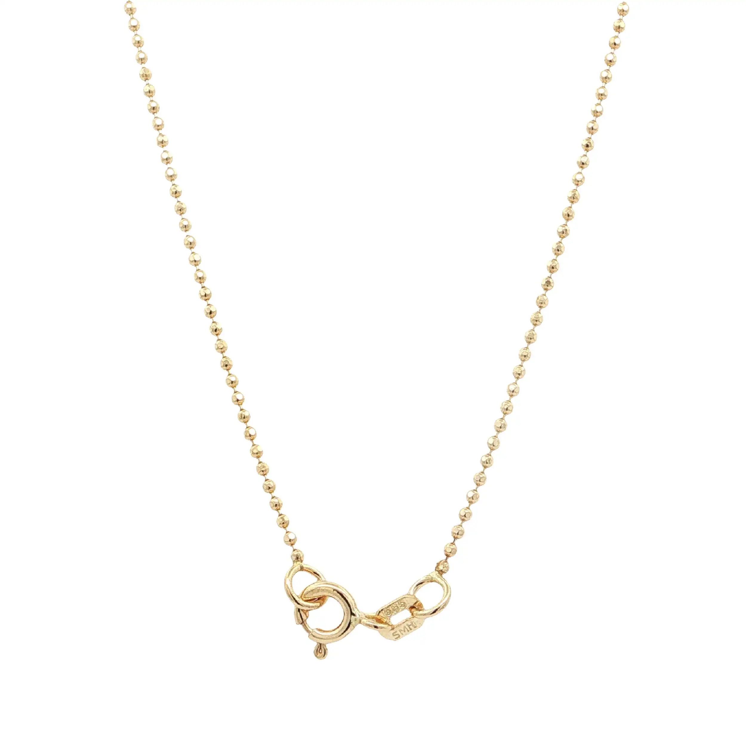 Kügelchenkette Gelbgold diamantiert Kügelchenkette Gelbgold diamantiert