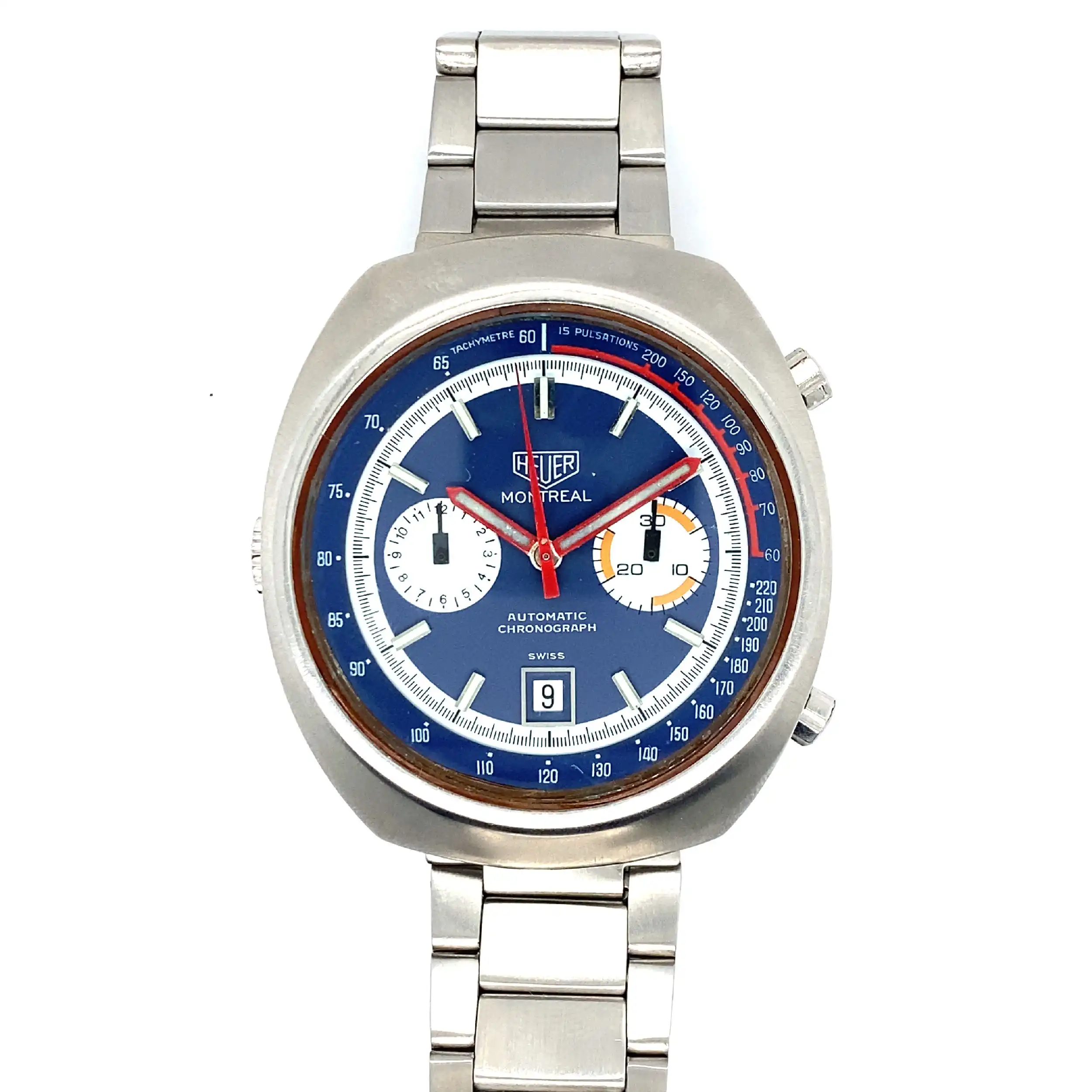 Heuer Montreal Cal.12 mit Breitling Stahlarmband | KR00099646