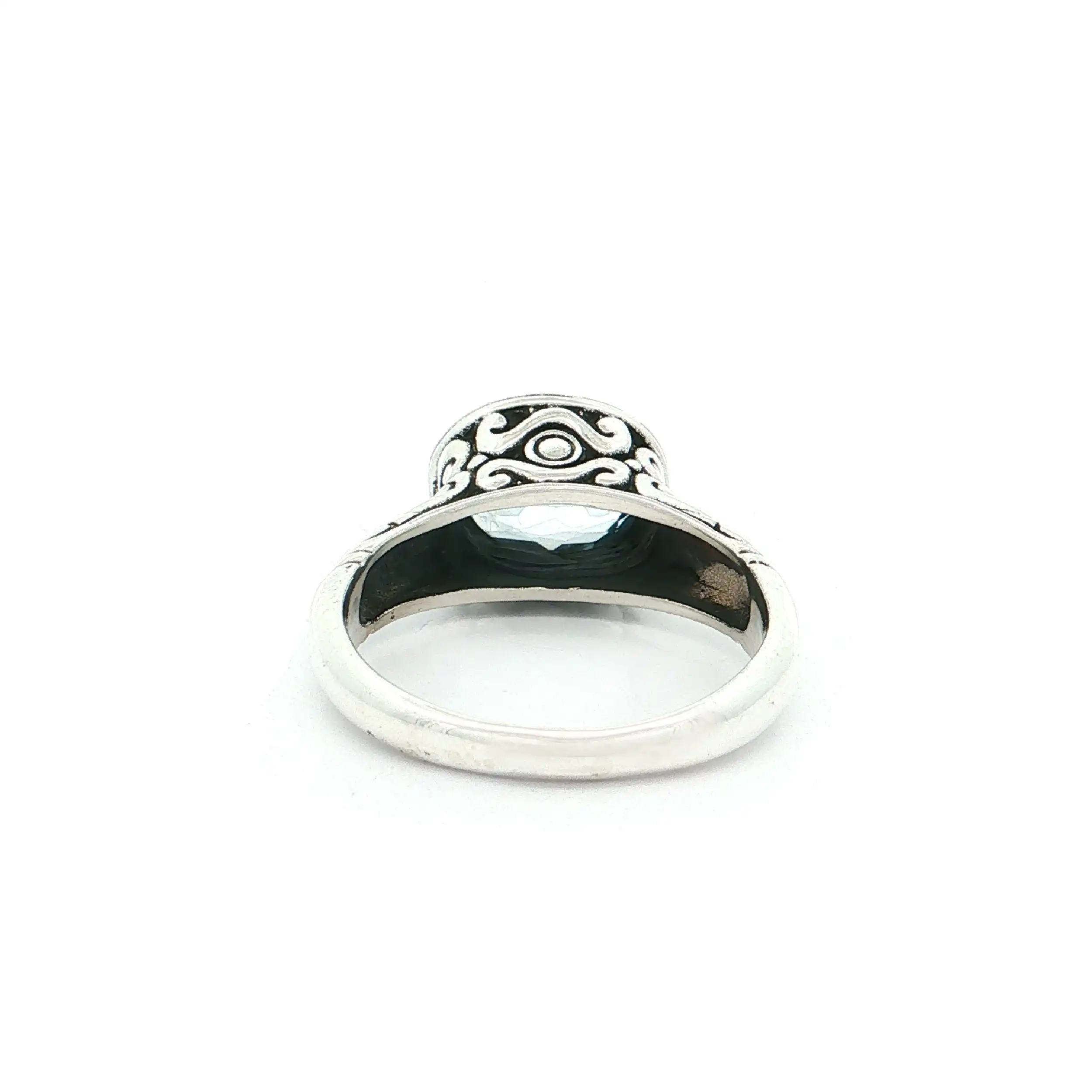 Ring Silber mit Blautopas