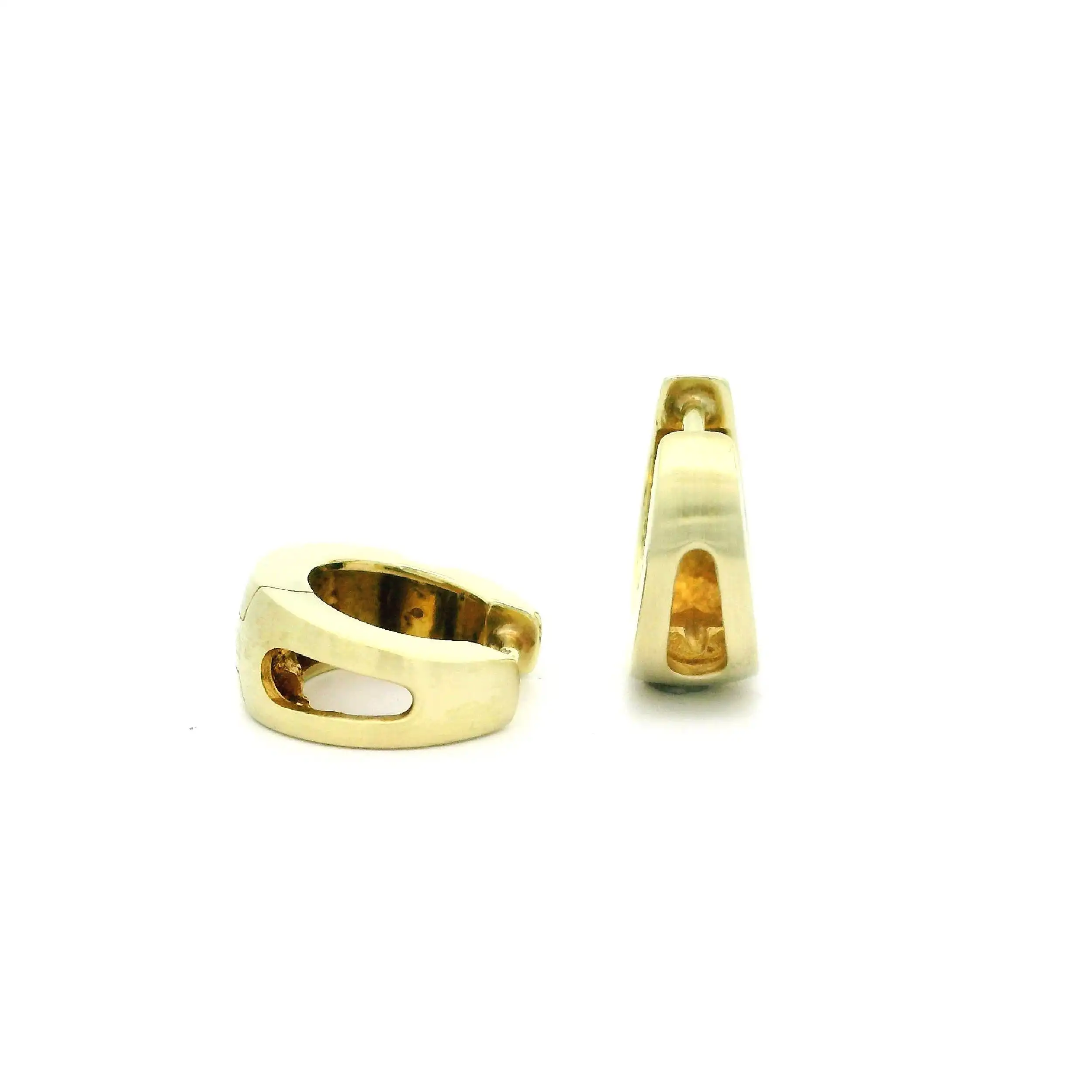 Creolen Gelbgold mit Zirkonia