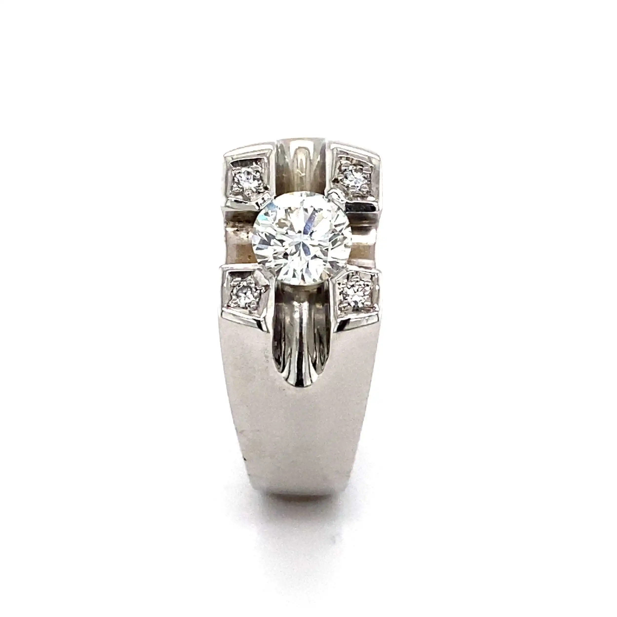 Ring Weißgold mit Brillanten Ring Weißgold mit Brillanten