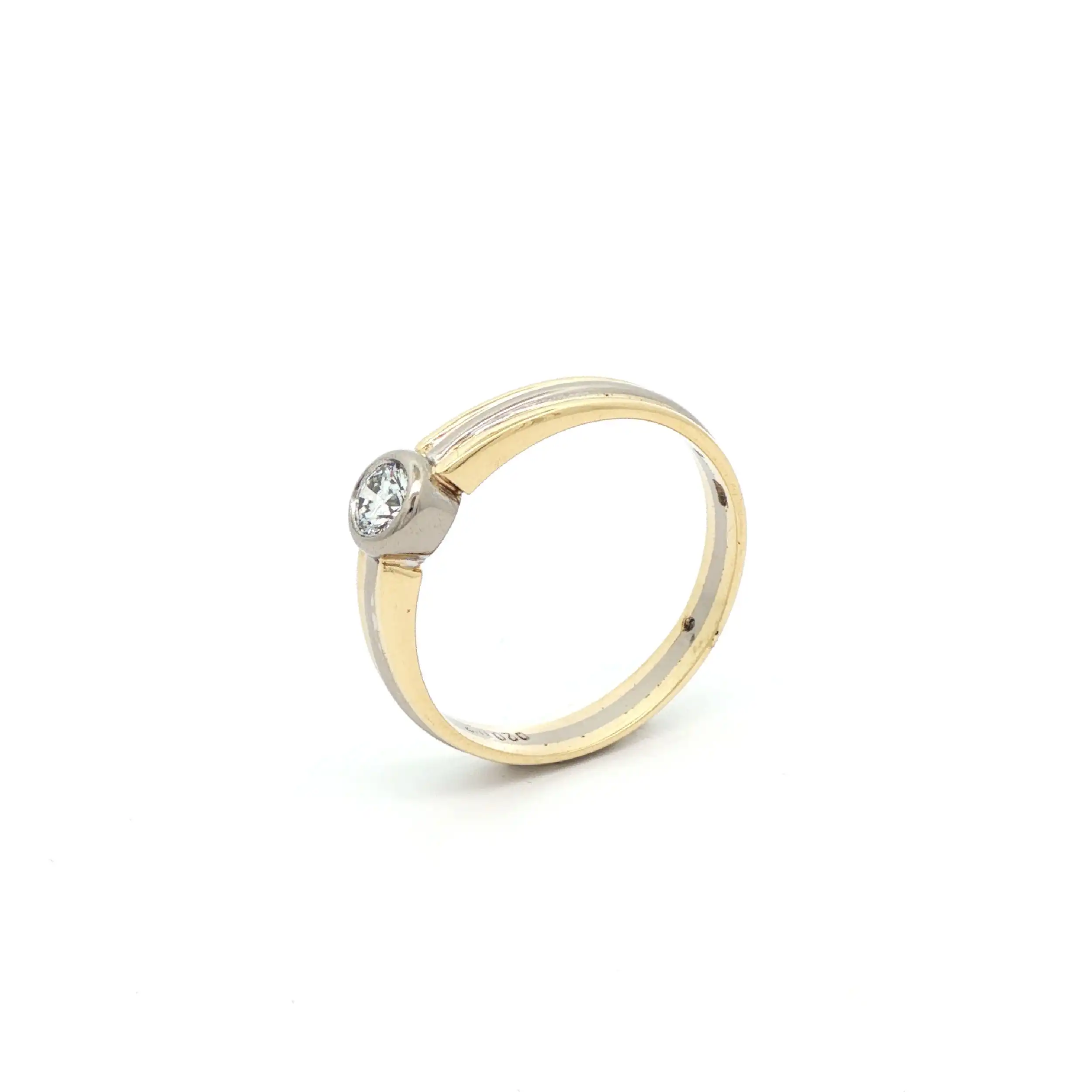 Ring Bicolor mit Brillanten Ring Bicolor mit Brillanten