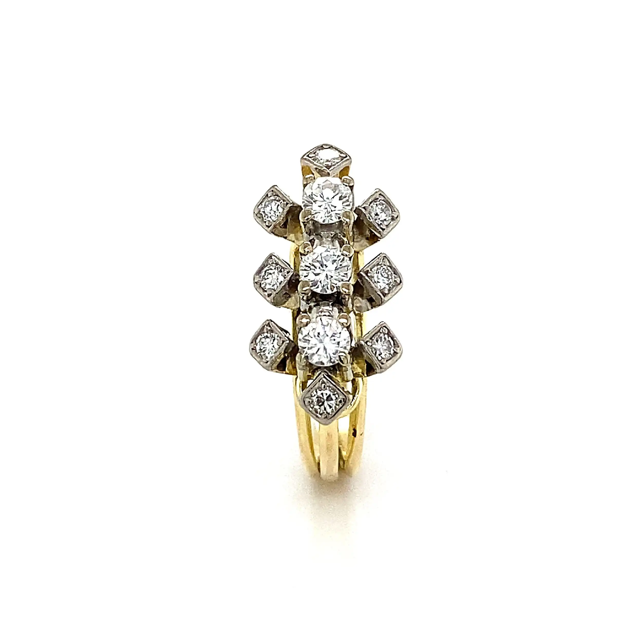 Ring Bicolor mit Brillanten Ring Bicolor mit Brillanten