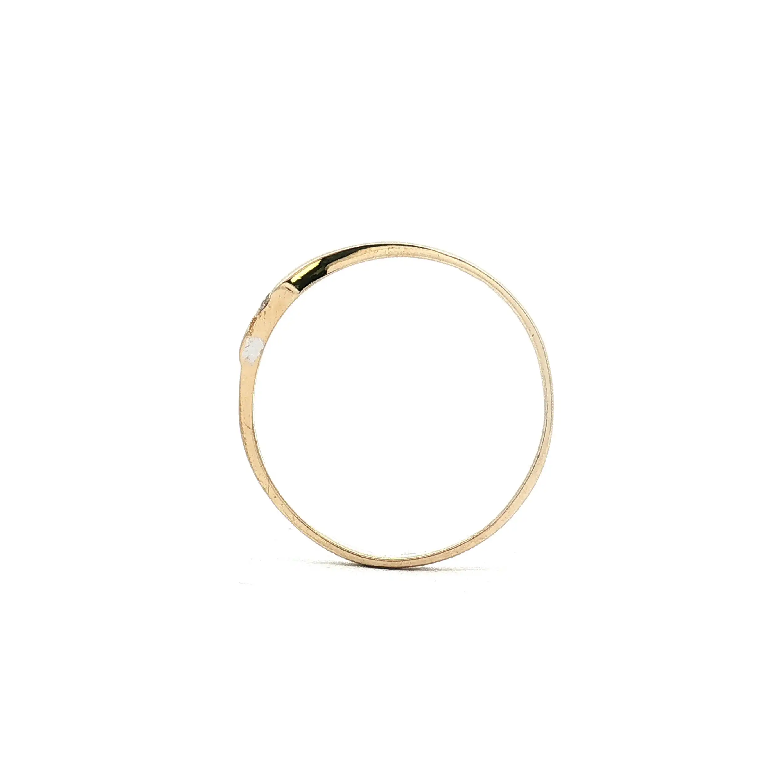 Ring Gelbgold mit Brillant Solitär