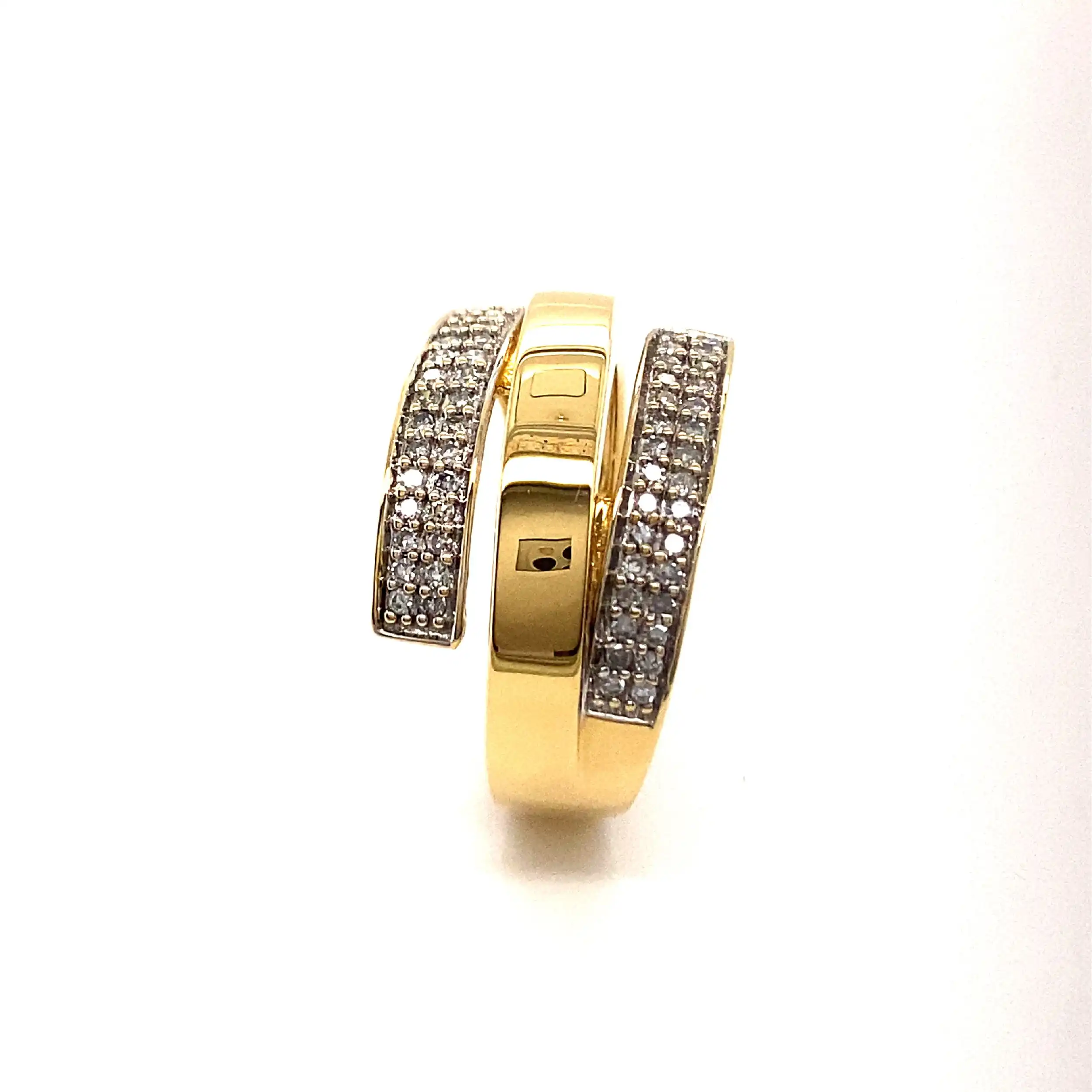 Ring Bicolor mit Brillanten Ring Bicolor mit Brillanten