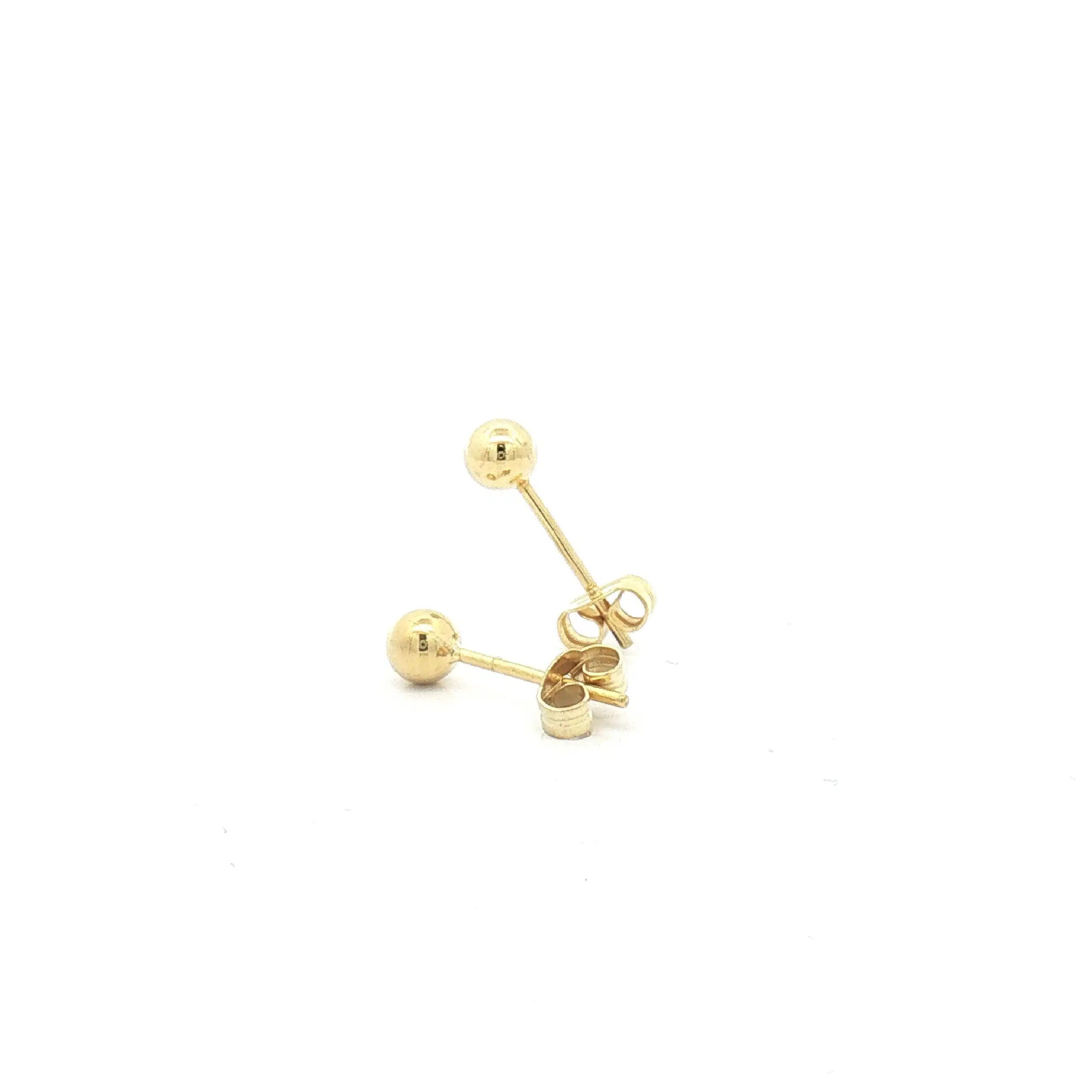 Ohrstecker Gelbgold mit Kugel Ohrstecker Gelbgold mit Kugel