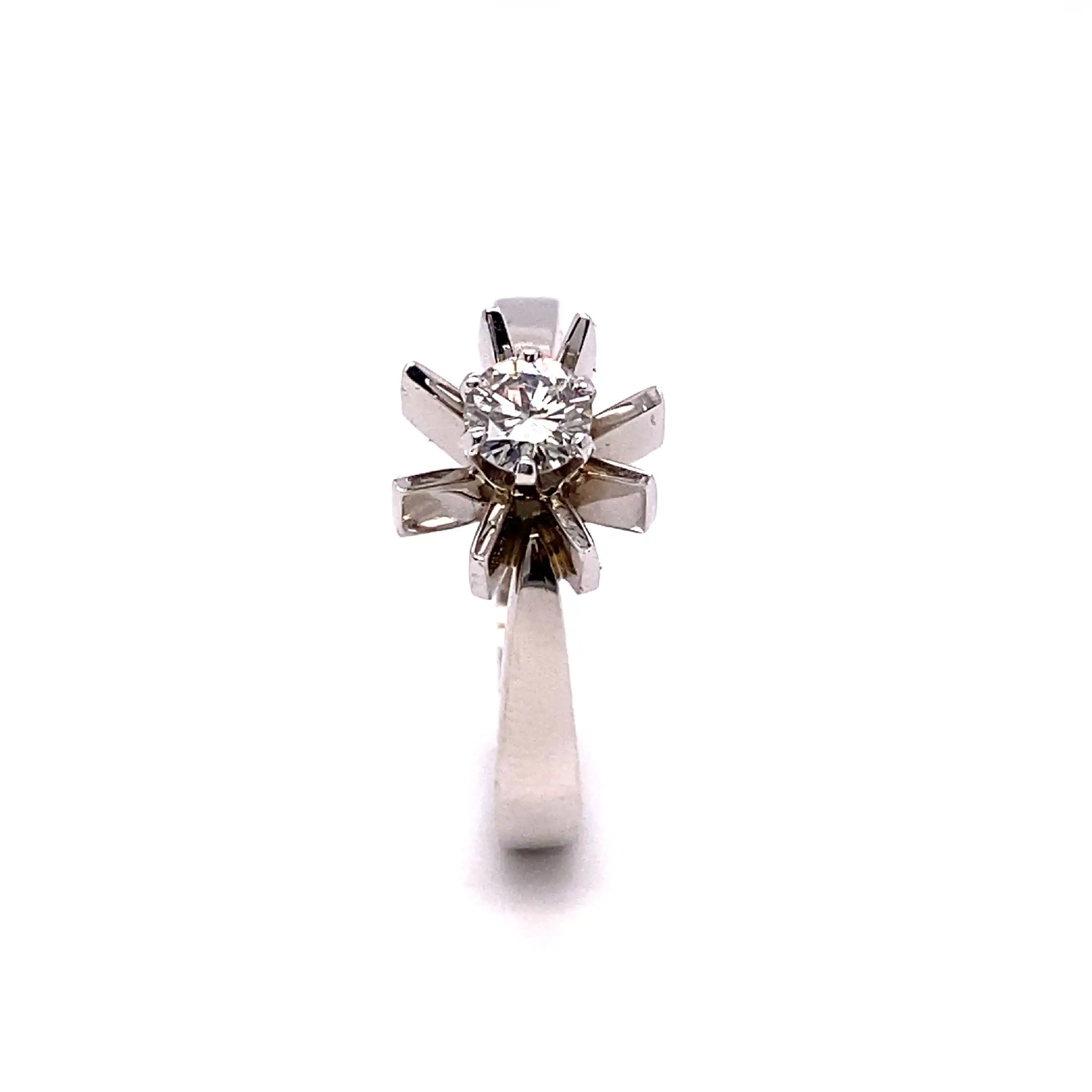 Ring Sonne Weißgold mit Brillant ca. 0,25ct. Ring Sonne Weißgold mit Brillant ca. 0,25ct.