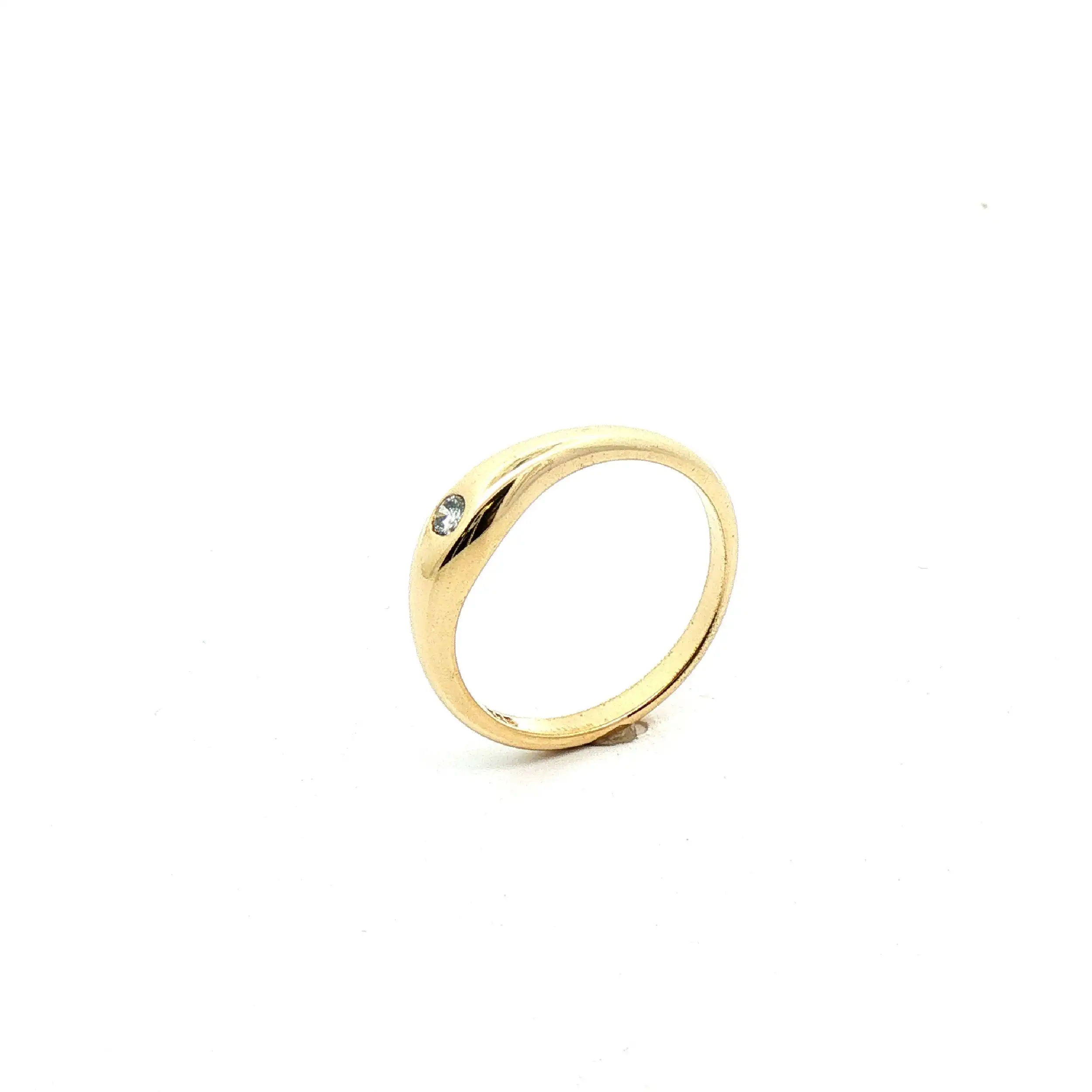 Ring Gelbgold mit Brillant