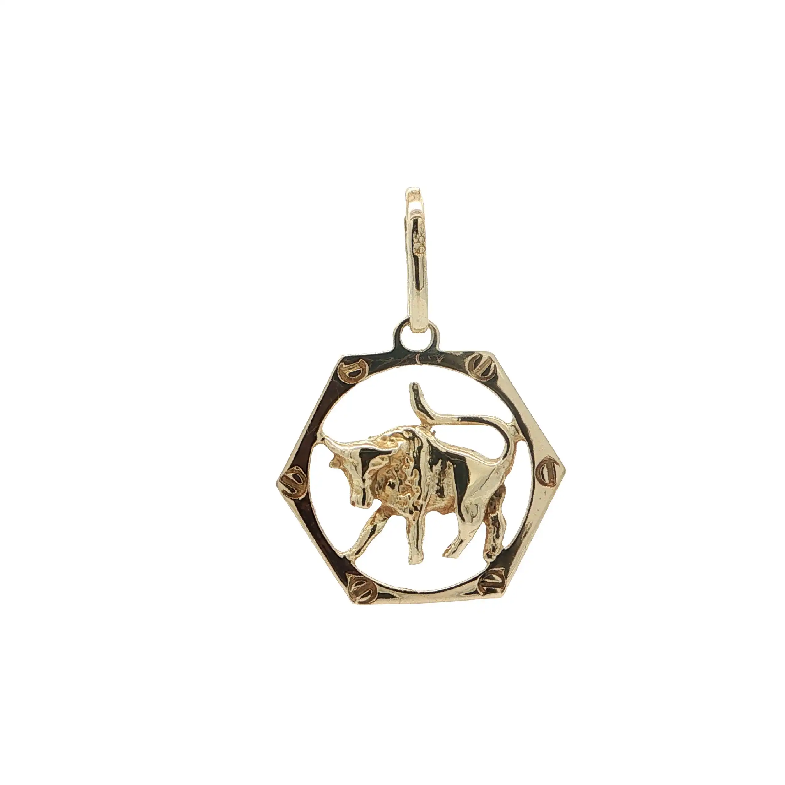 Anhänger Gelbgold Sternzeichen Stier