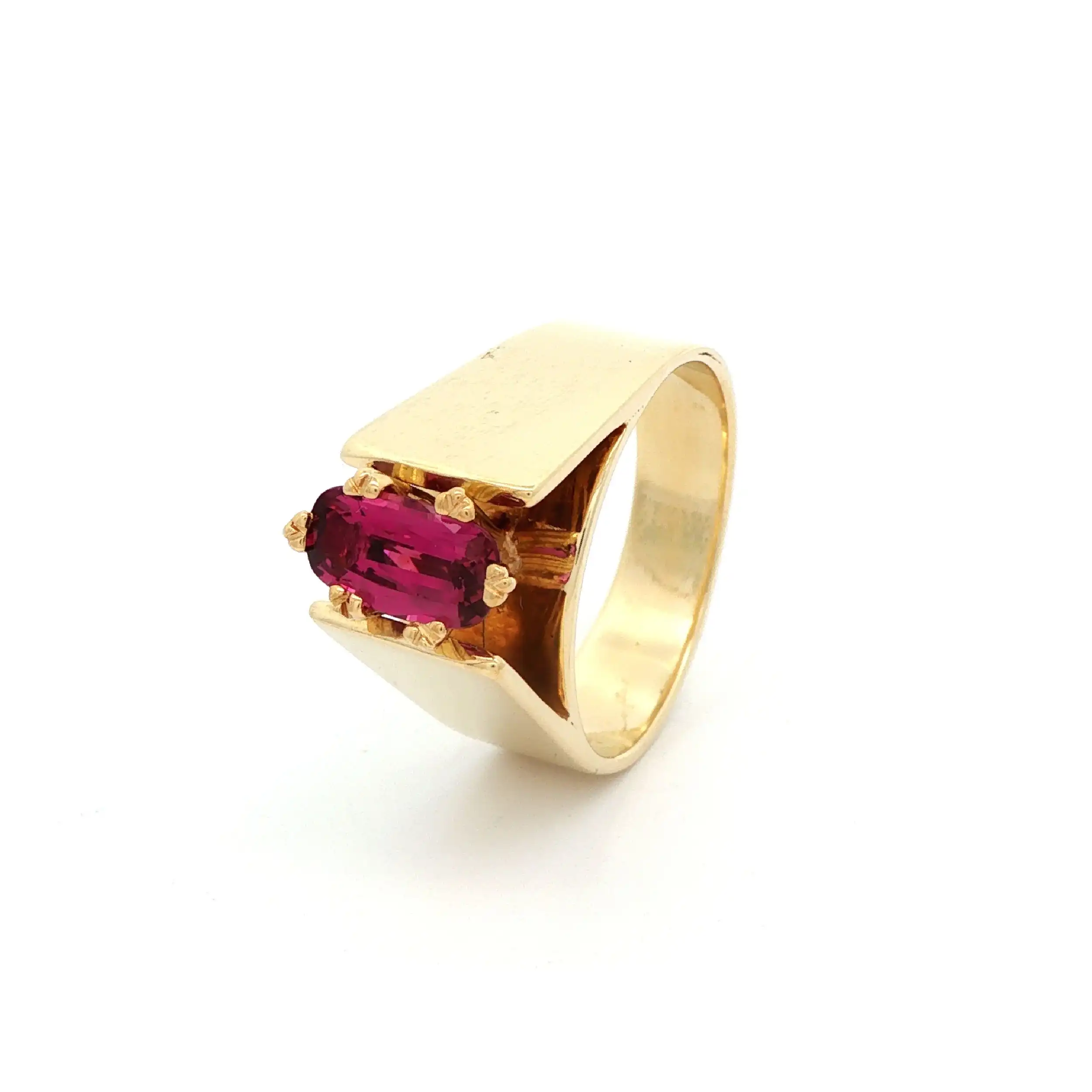 Ring Gelbgold mit Rubin