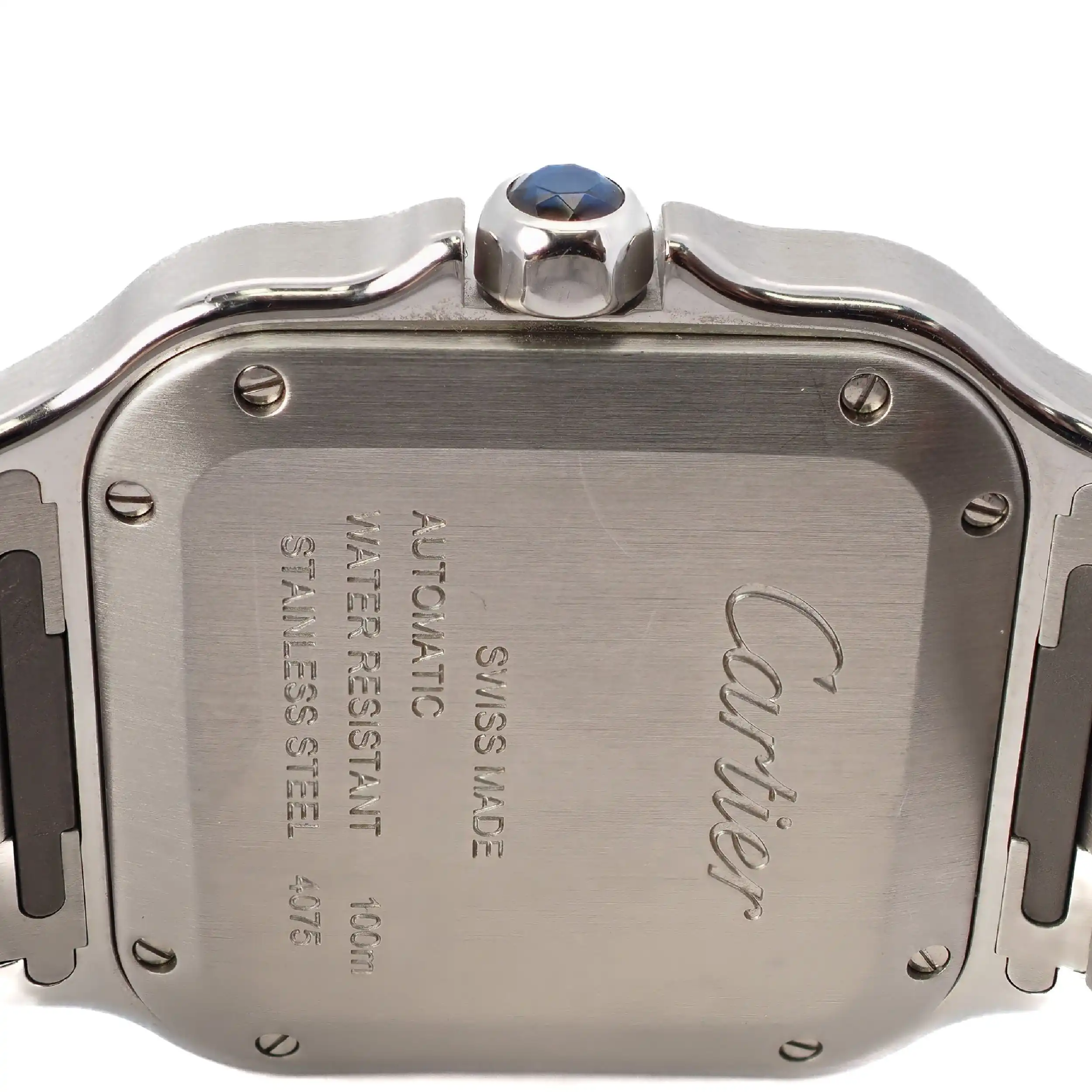Herrenuhr Cartier Santos Medium Brillanten Herrenuhr Cartier Santos Medium Brillanten