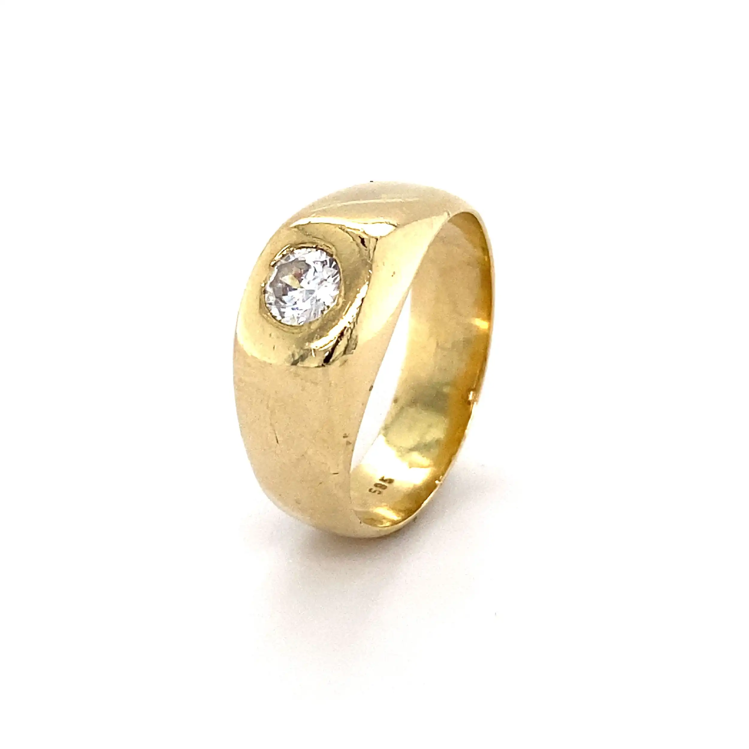 Ring Gelbgold mit Zirkonia Ring Gelbgold mit Zirkonia