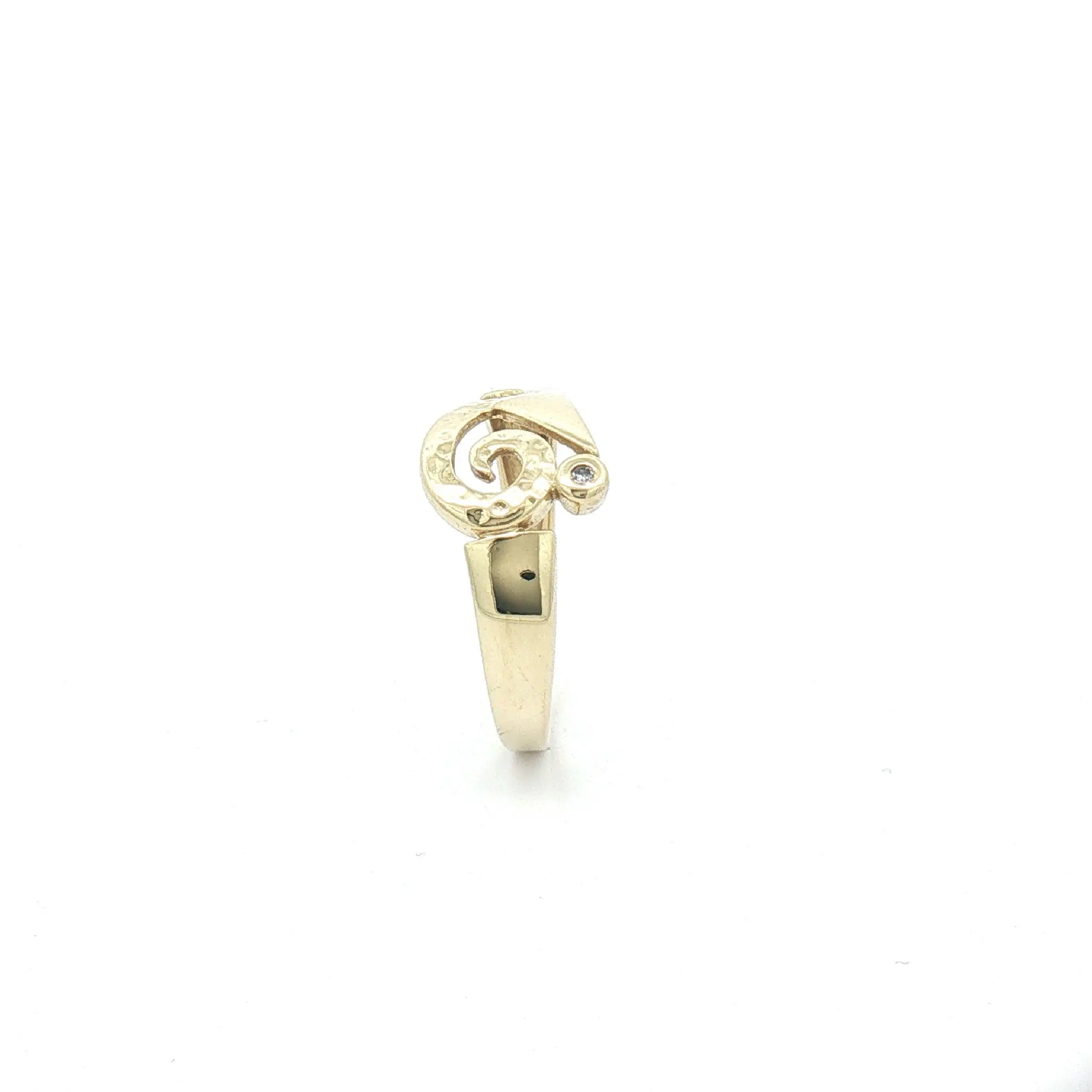 Ring Gelbgold mit Diamant Ring Gelbgold mit Diamant