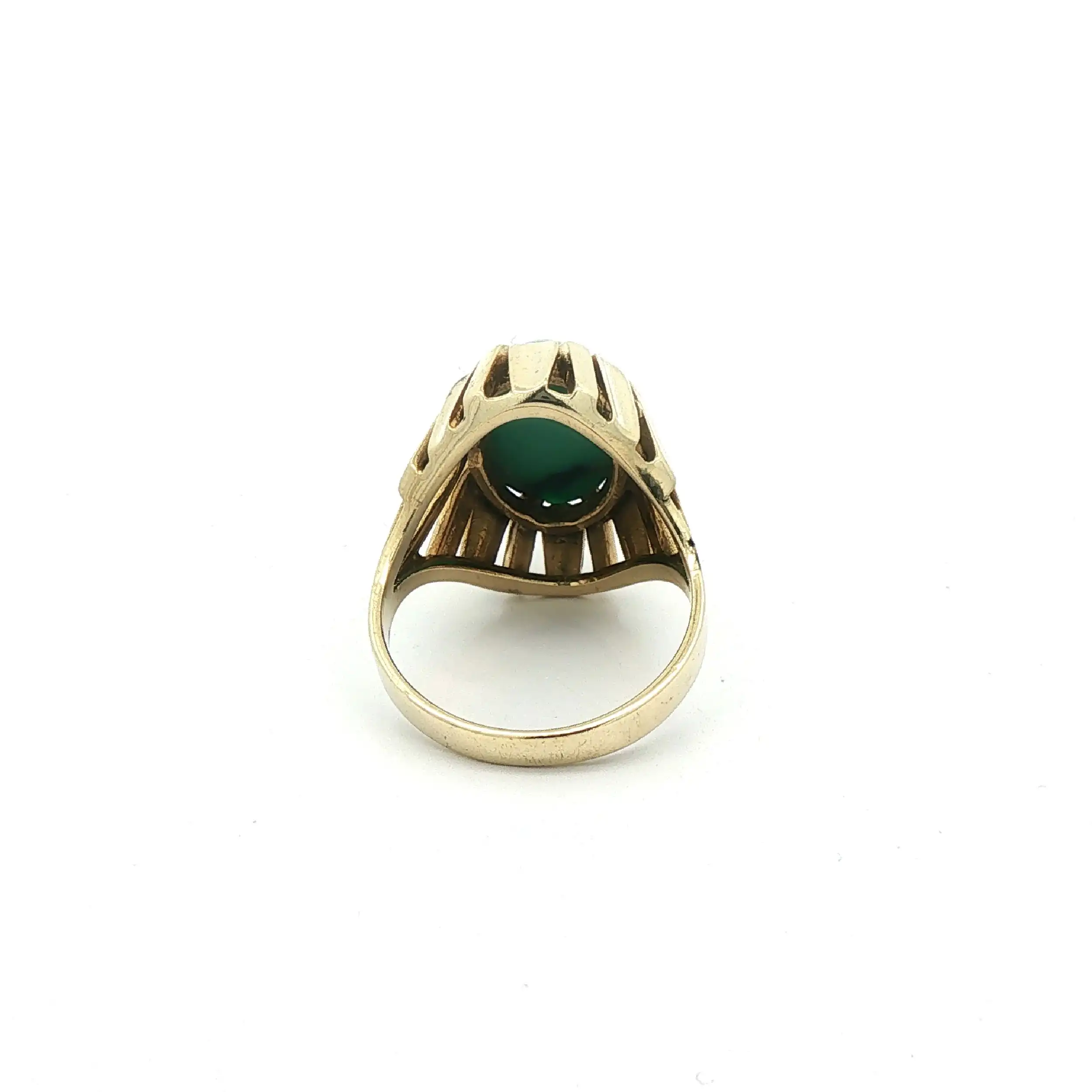 Ring Gelbgold mit Türkis Cabochon