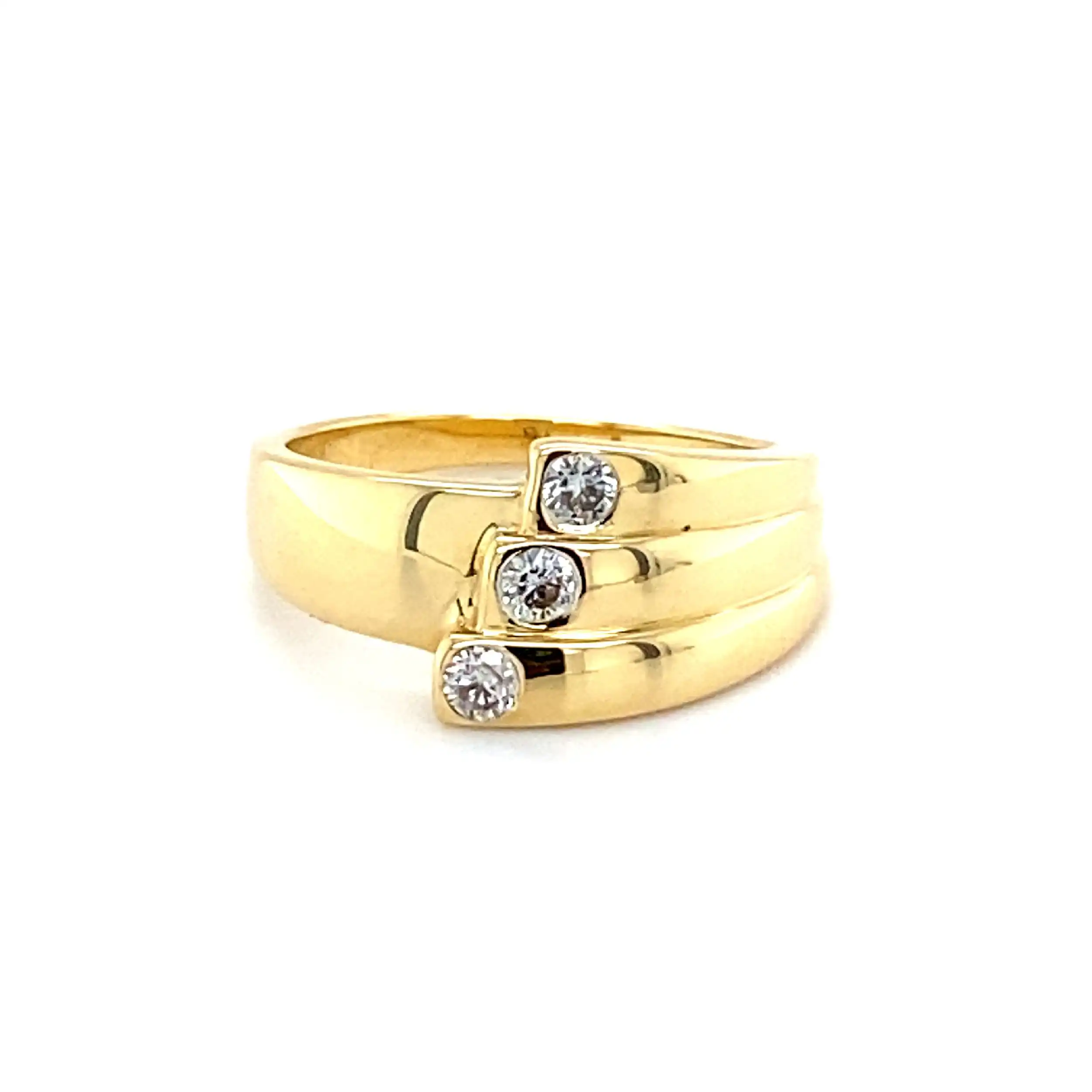 Ring Gelbgold mit Brillanten Ring Gelbgold mit Brillanten