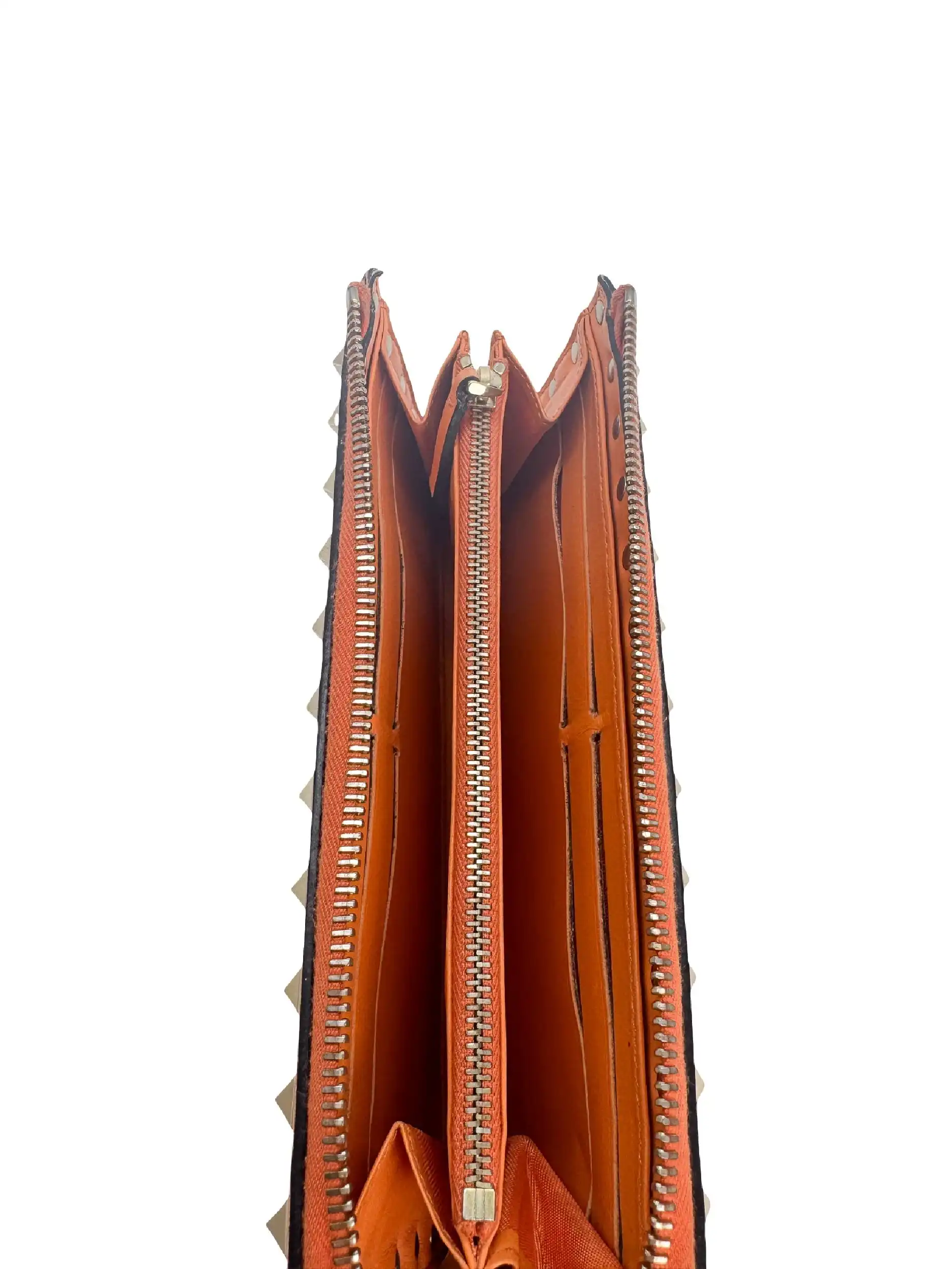Portemonnaie "Valentino Garavani Rockstudd" in Orange Portemonnaie "Valentino Garavani Rockstudd" in Orange