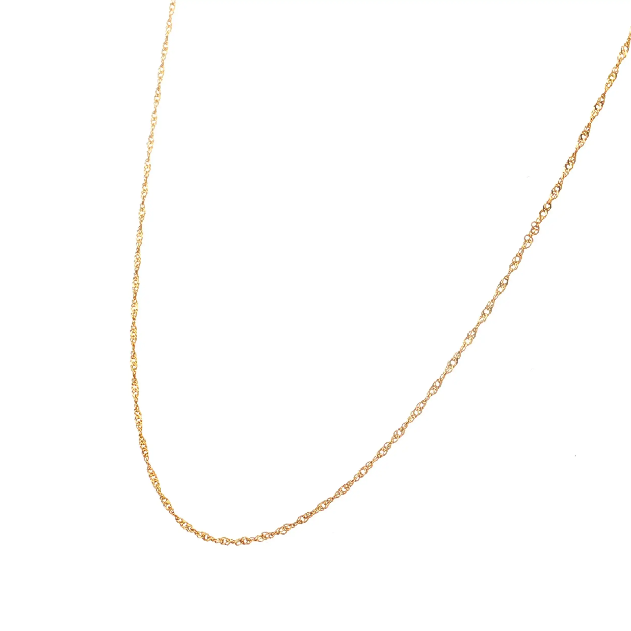 Kette gedreht Gelbgold