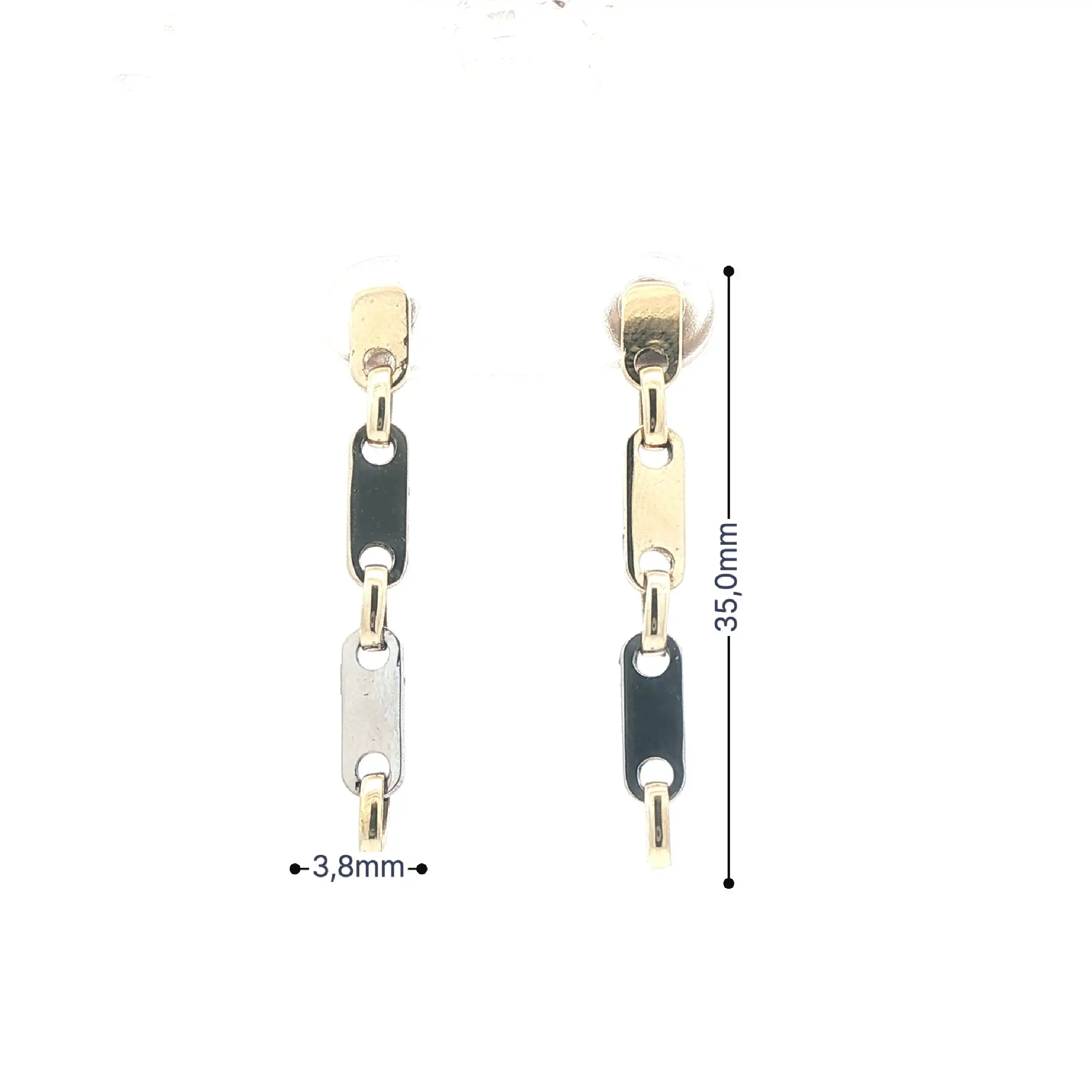 Ohrstecker Bicolor
