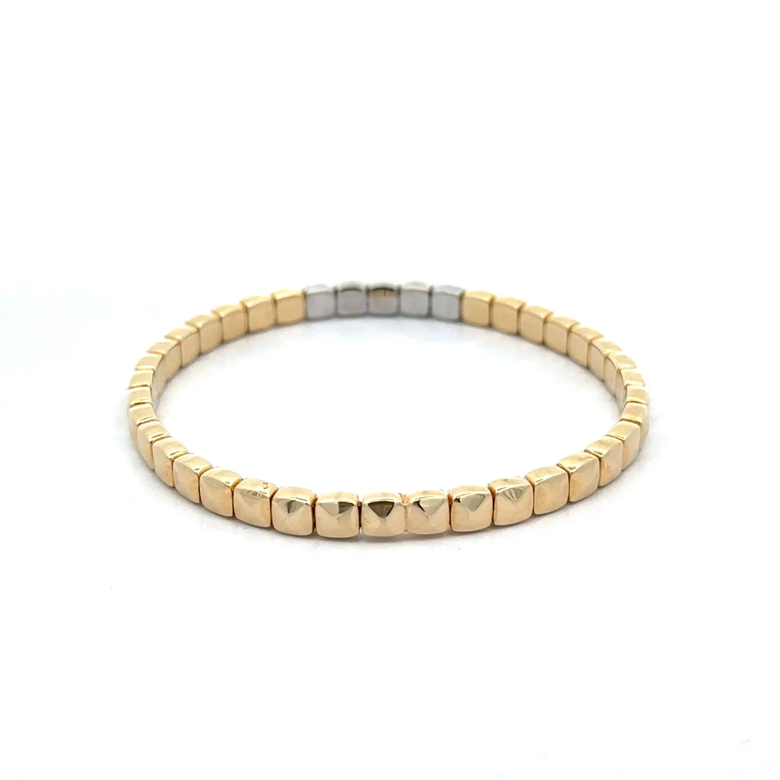 Armreif Bicolor mit Brillanten mit Palladium