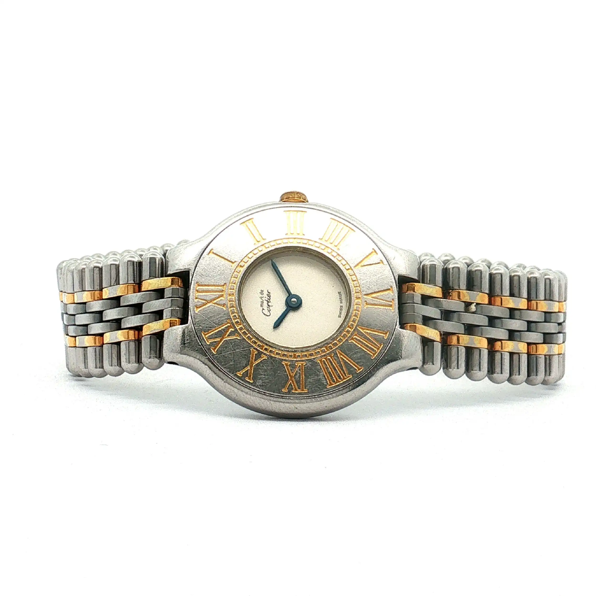 Damenuhr Cartier Must de Cartier 21 Quarz, Stein auf Krone fehlt