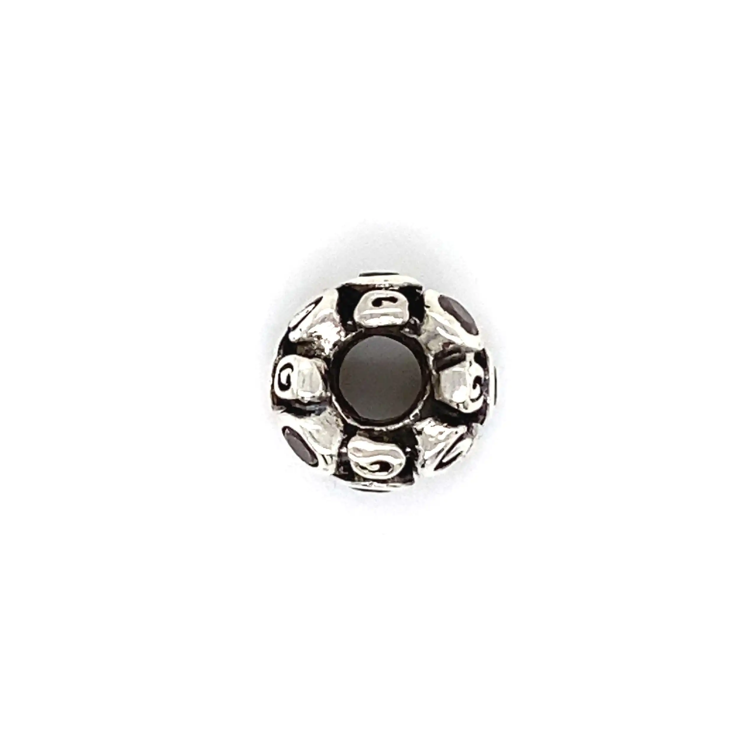Silberanhänger Pandora Charm - Sternenwirbel mit braunen Zirkonia Silberanhänger Pandora Charm - Sternenwirbel mit braunen Zirkonia
