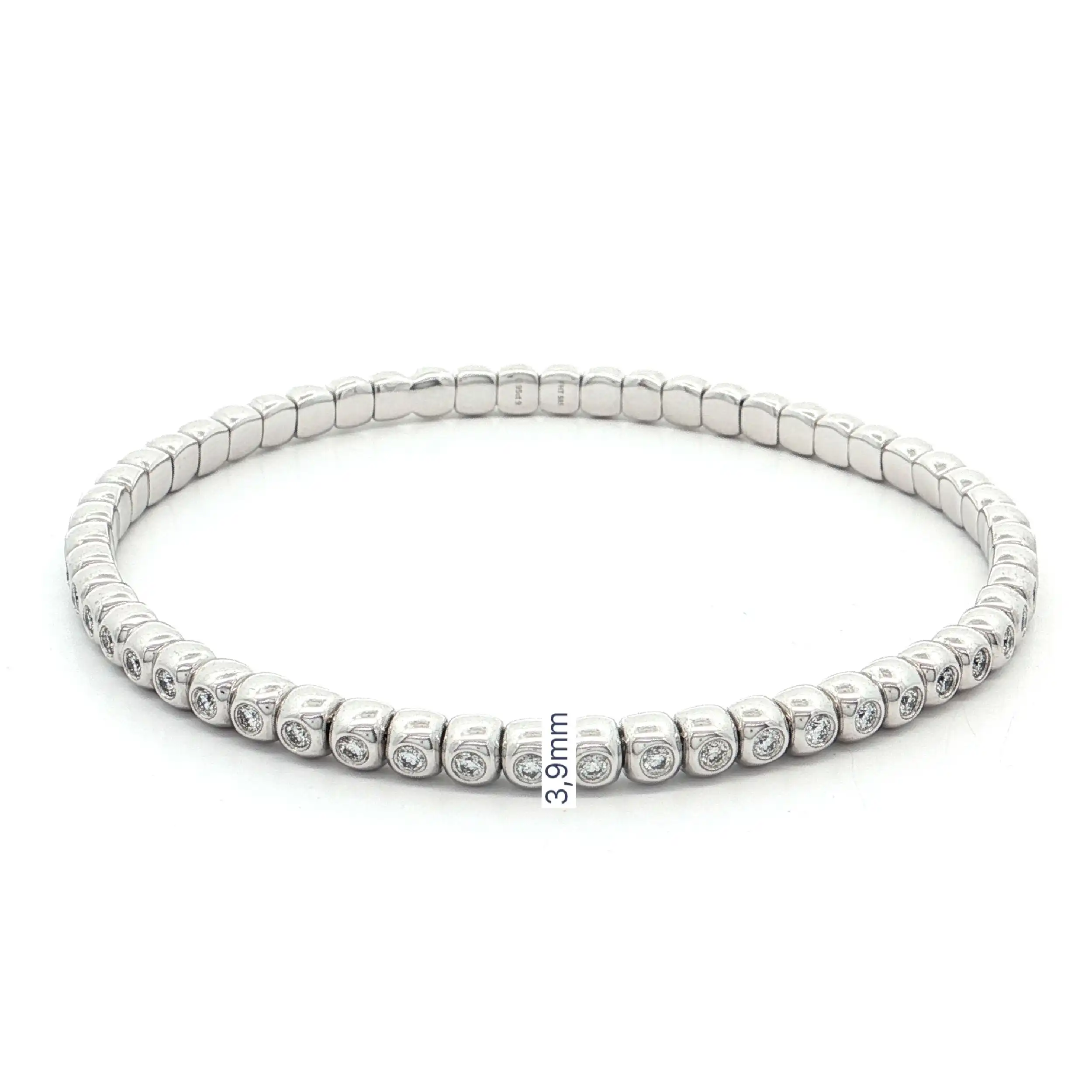 Flexarmreif Weißgold mit Brillanten Flexarmreif Weißgold mit Brillanten