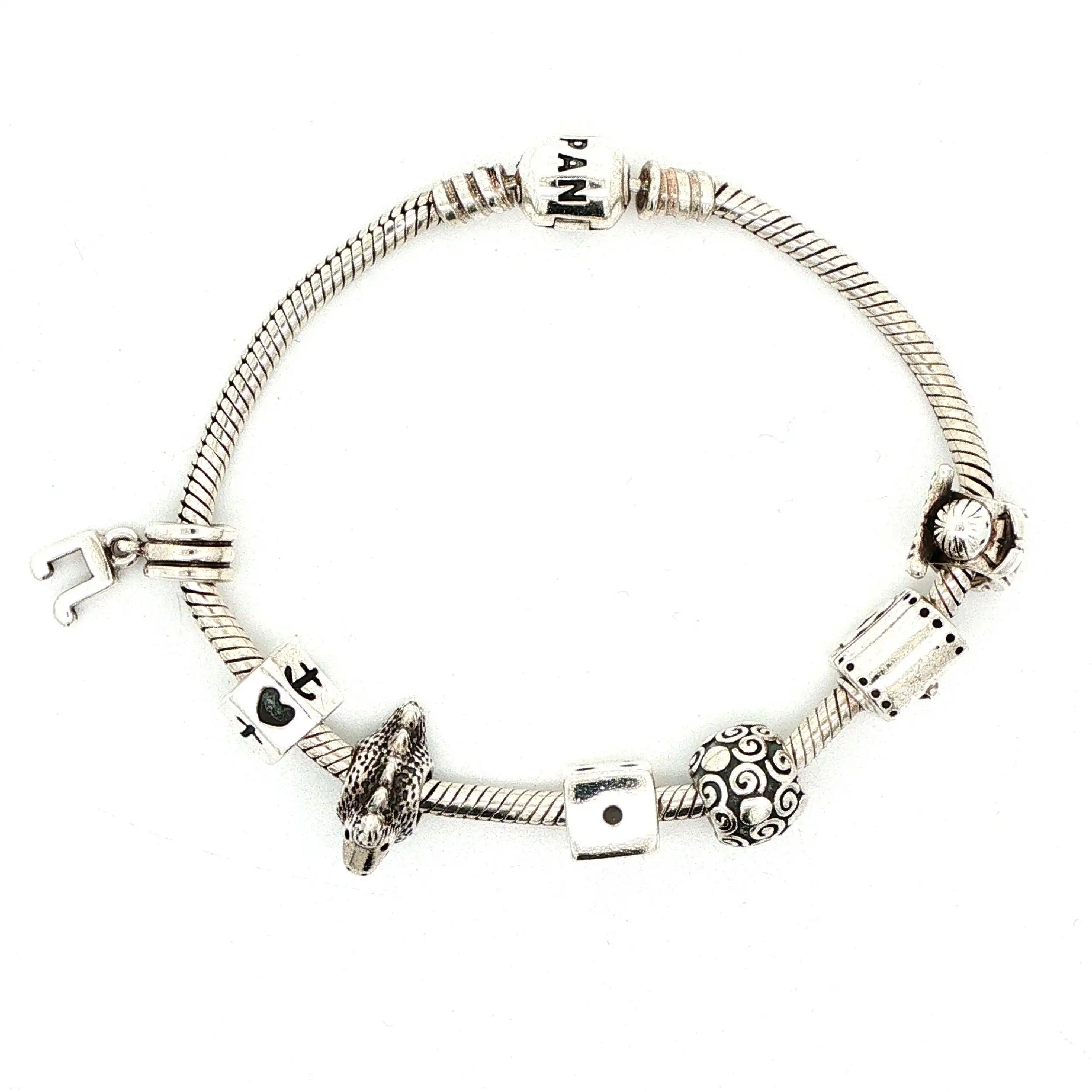 Armband Silber Pandora mit Charms