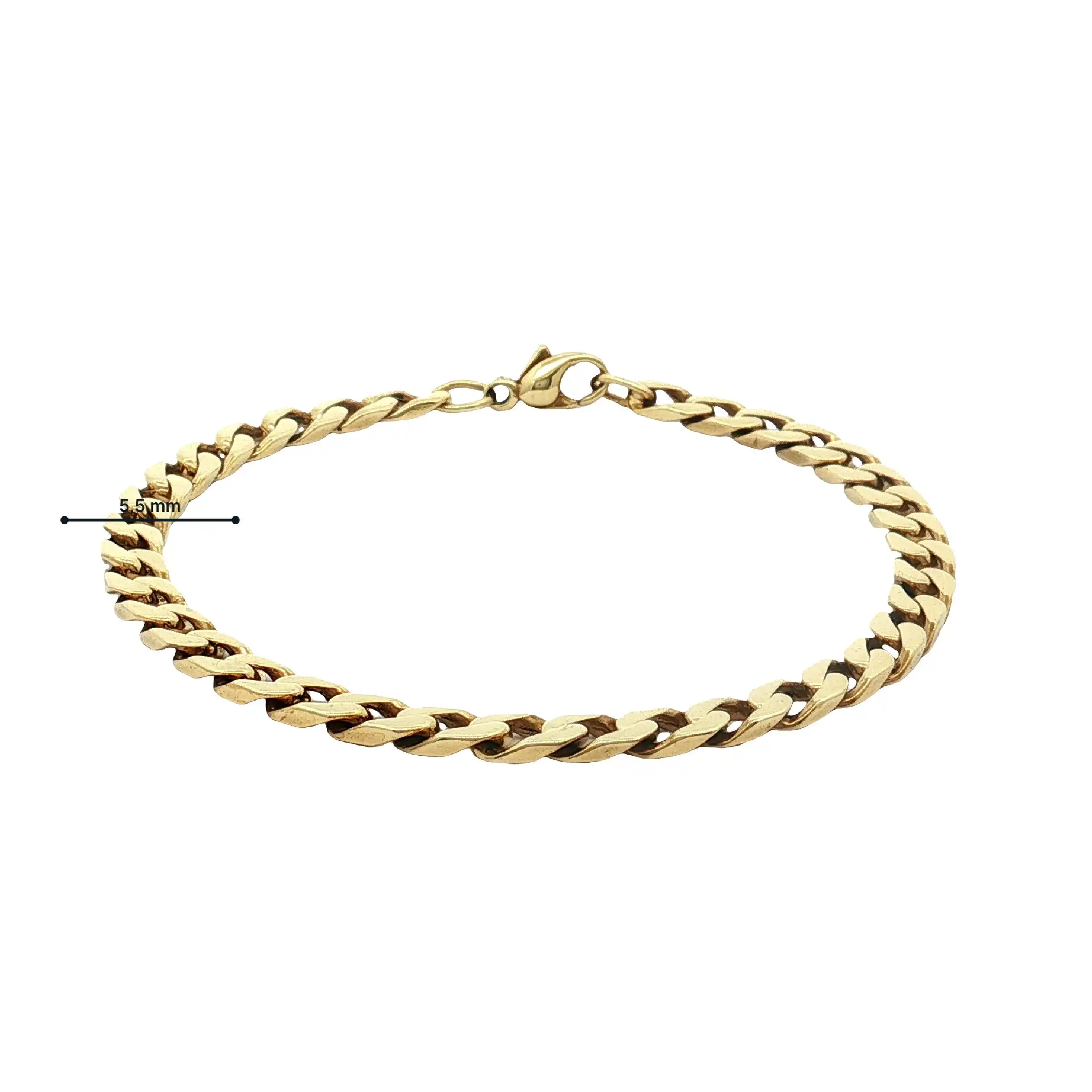 Panzerarmband Gelbgold