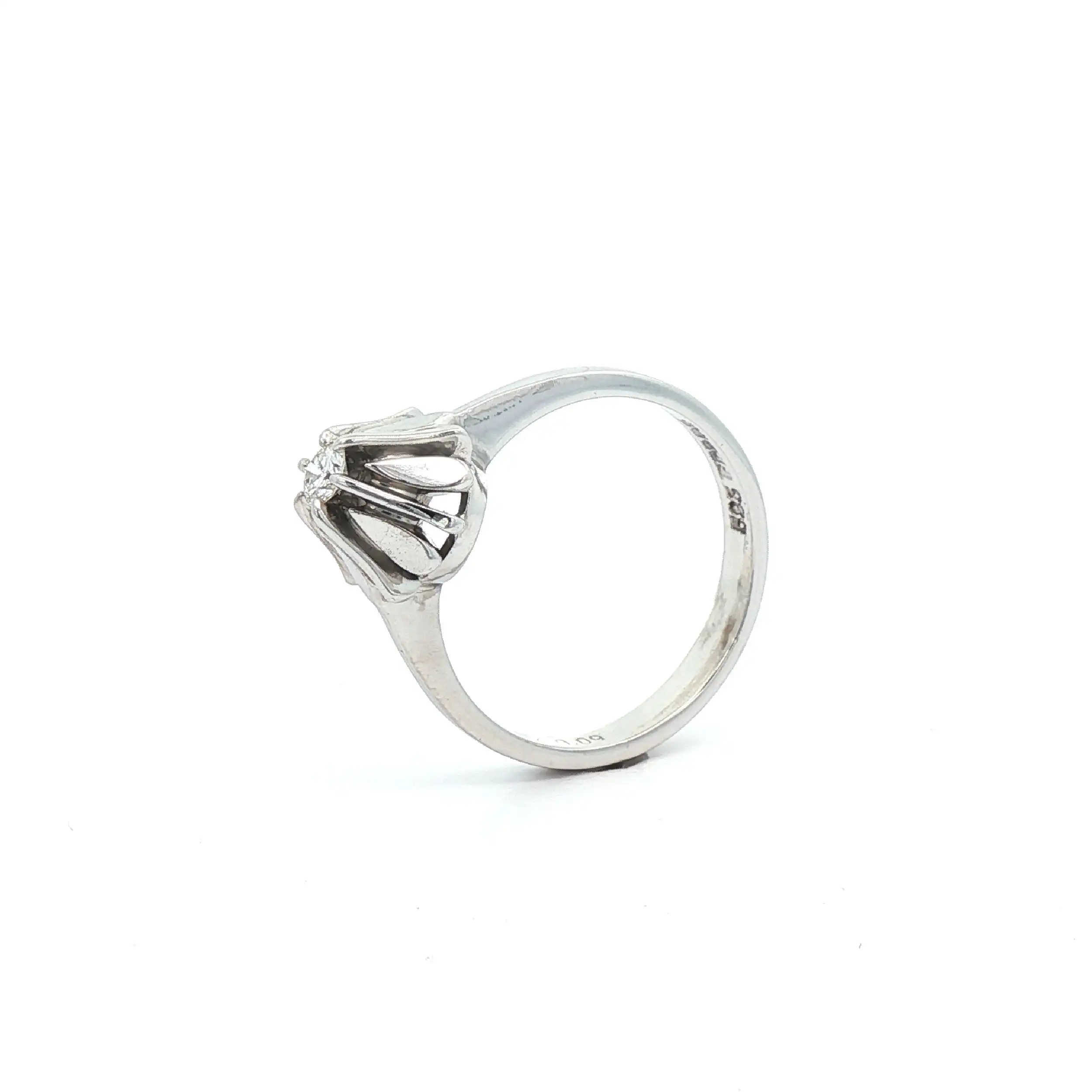 Ring weißgold mit Brillant