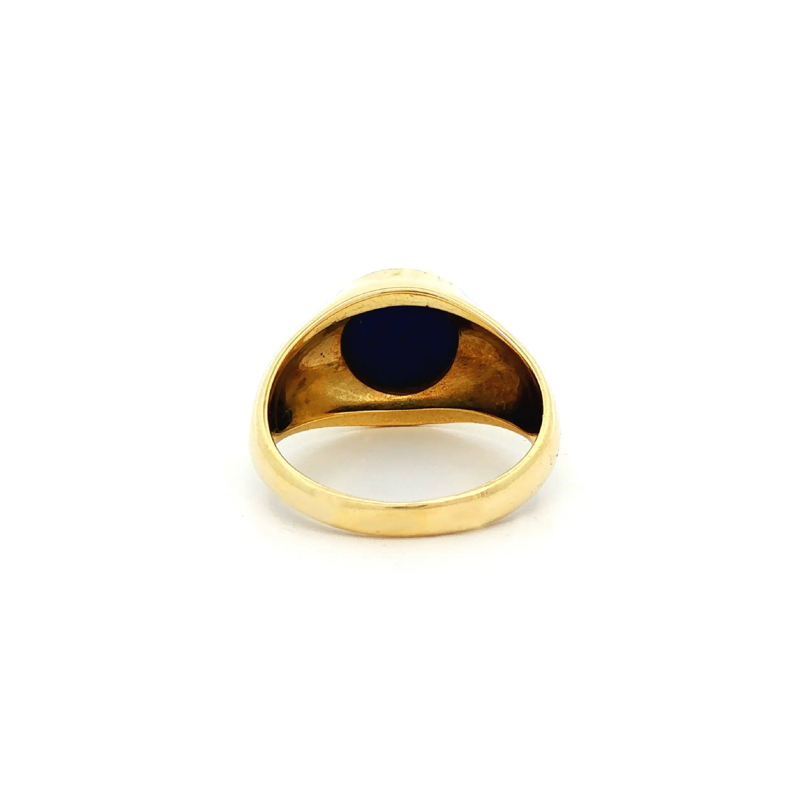 Ring Gelbgold mit Lapislazuli