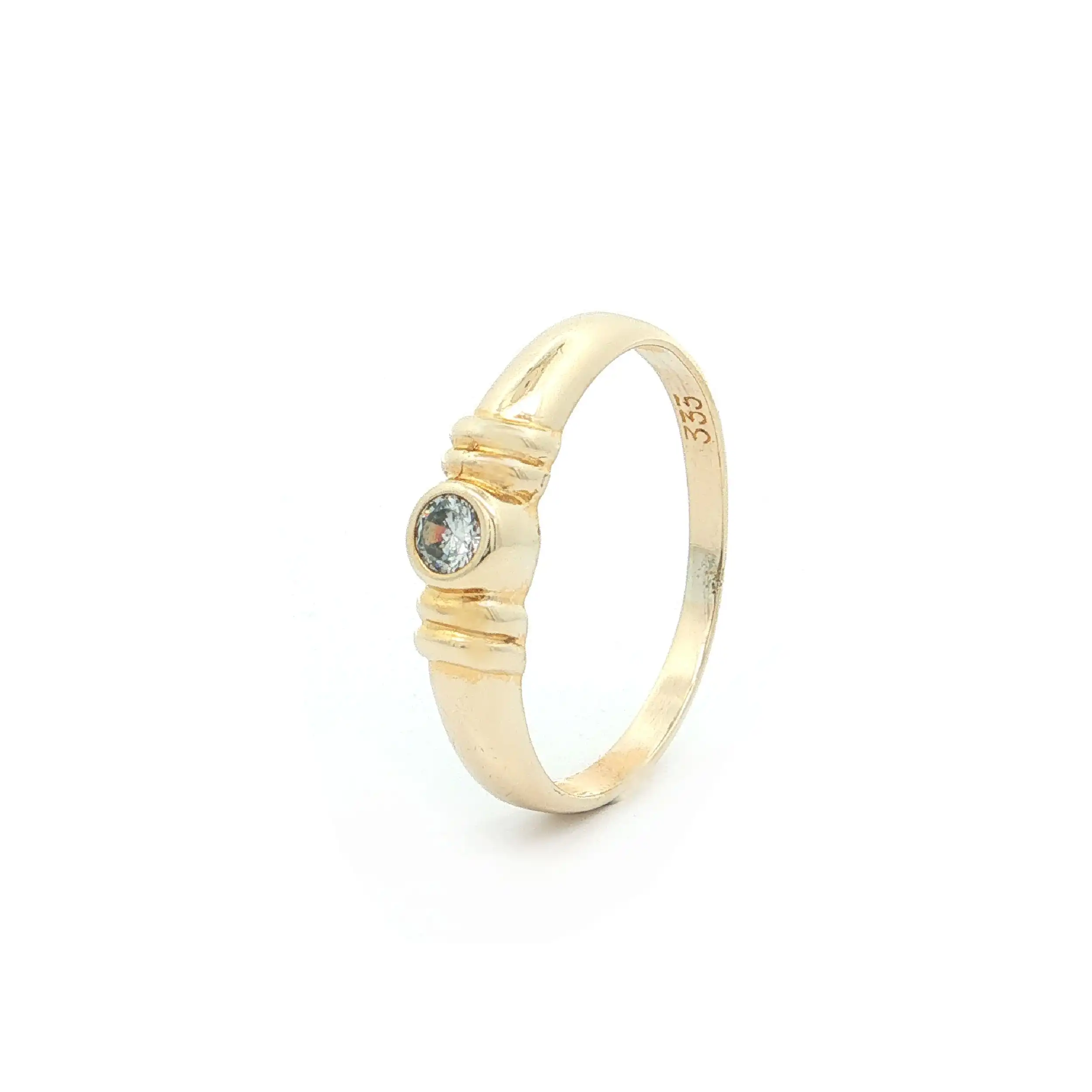 Ring Gelbgold mit Zirkonia