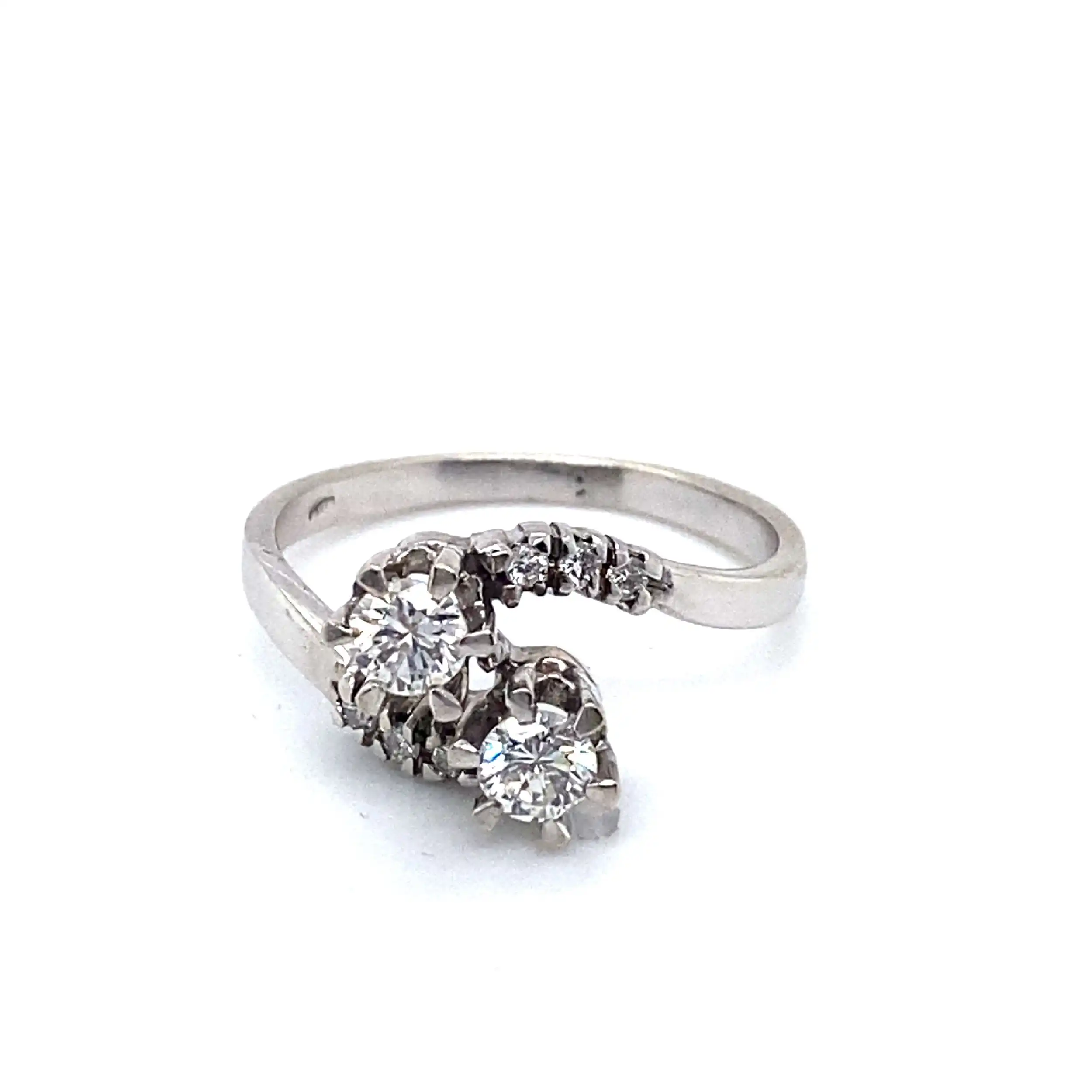 Ring Weißgold mit Brillanten Ring Weißgold mit Brillanten