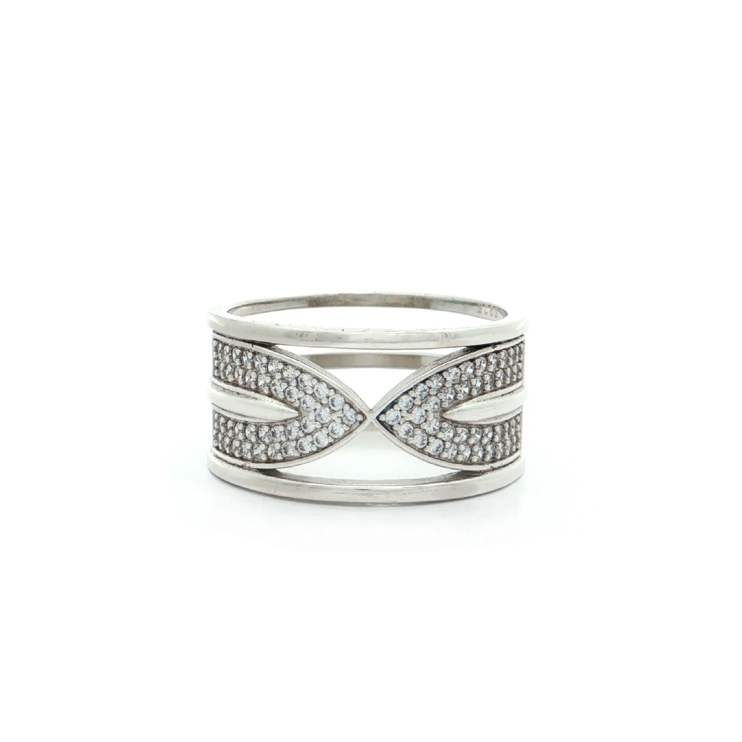 Ring Silber mit Zirkoniasteinchen