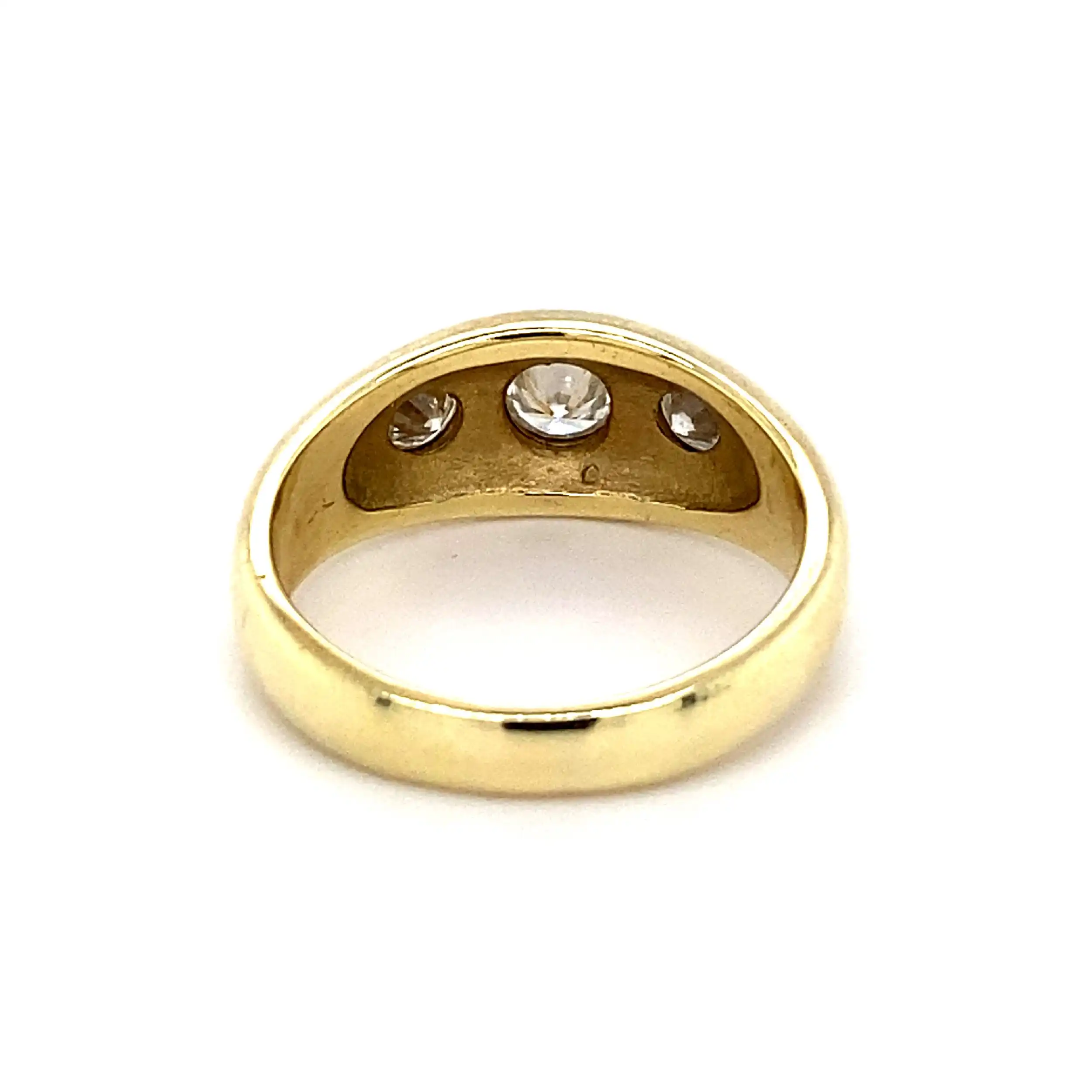 Ring Geldgold mit Brillanten Ring Geldgold mit Brillanten