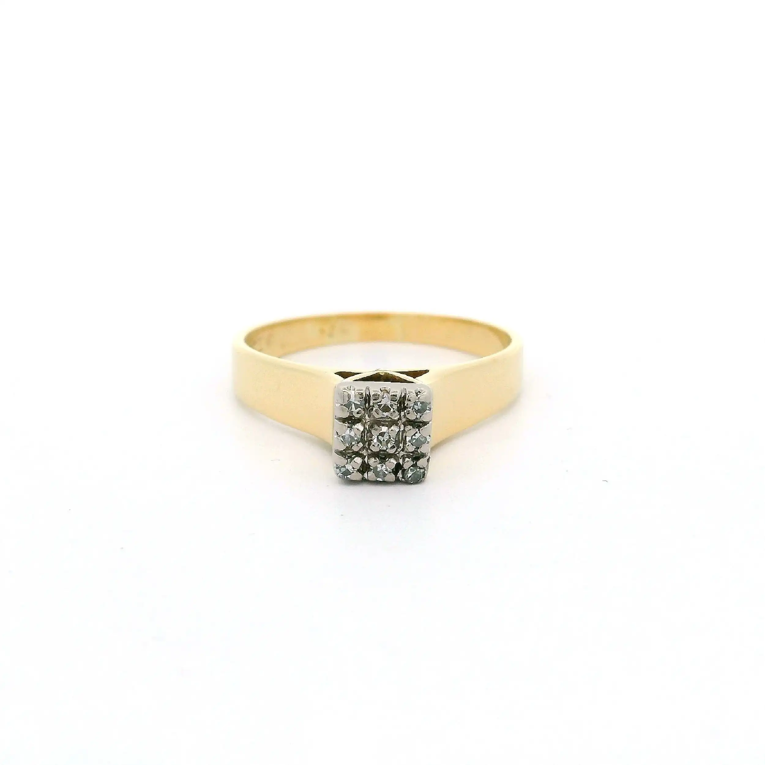 Ring Bicolor mit Diamanten Ring Bicolor mit Diamanten