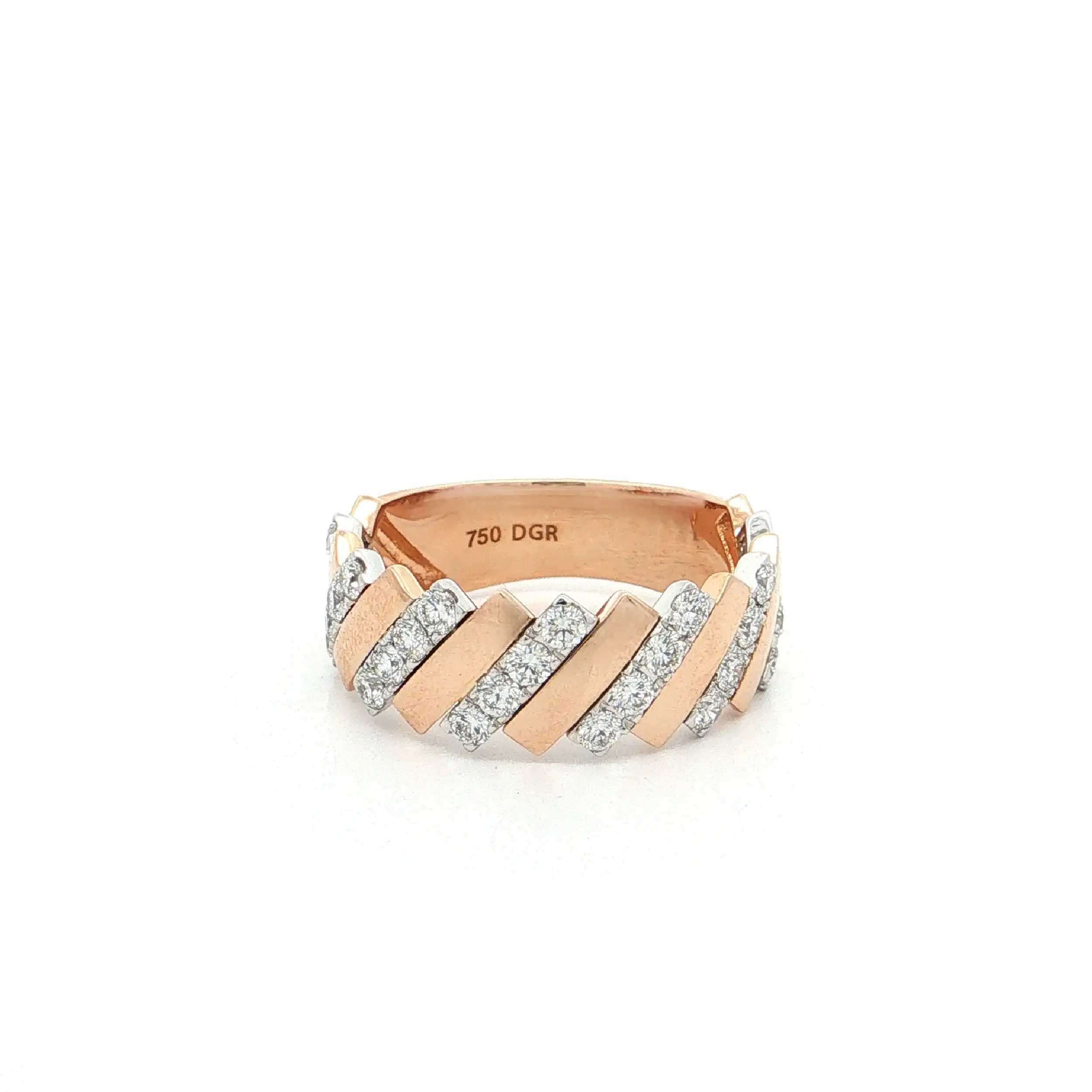 Ring Roségold mit Brillanten Ring Roségold mit Brillanten