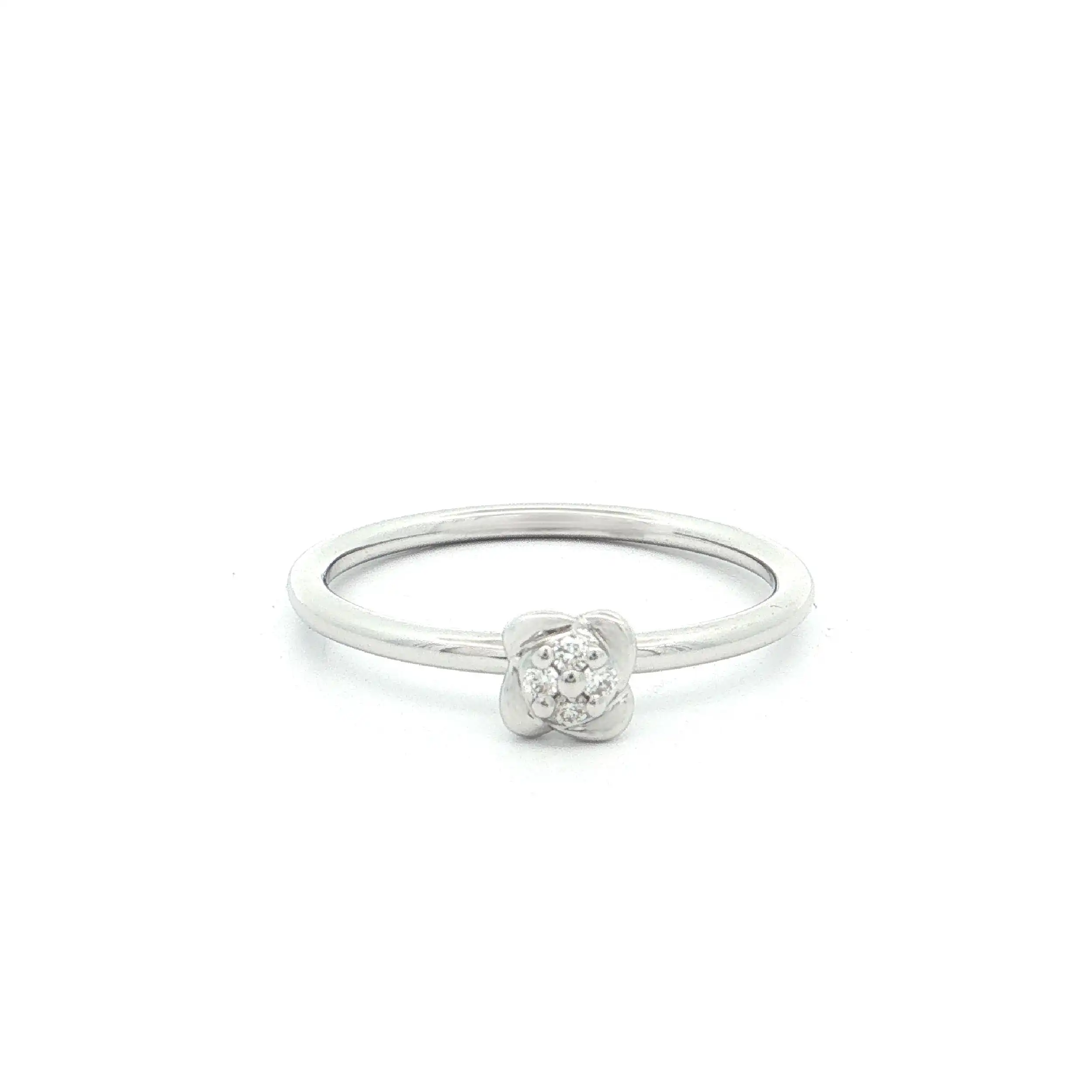Ring Weißgold mit Brillanten Ring Weißgold mit Brillanten