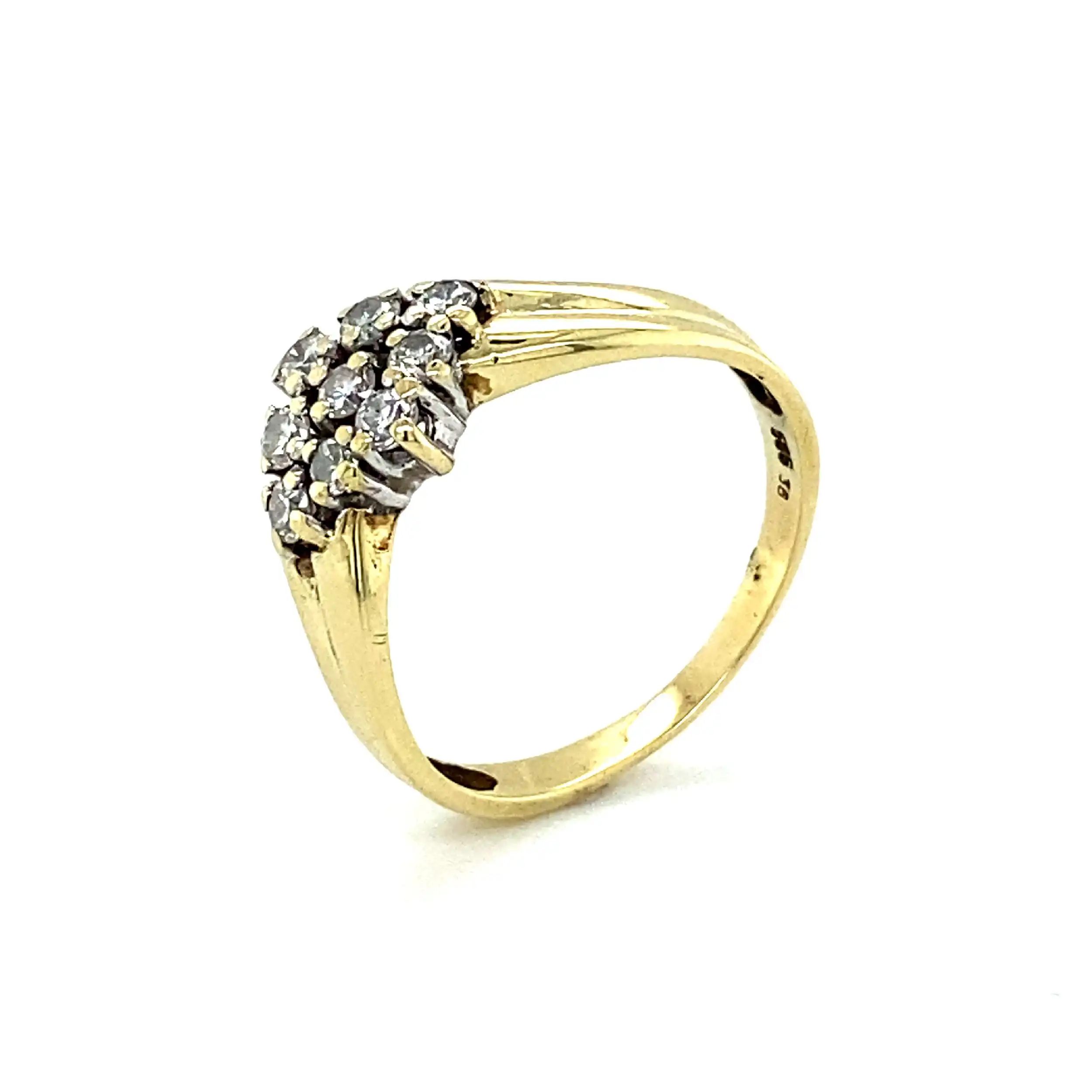 Ring Bicolor mit Brillanten Ring Bicolor mit Brillanten