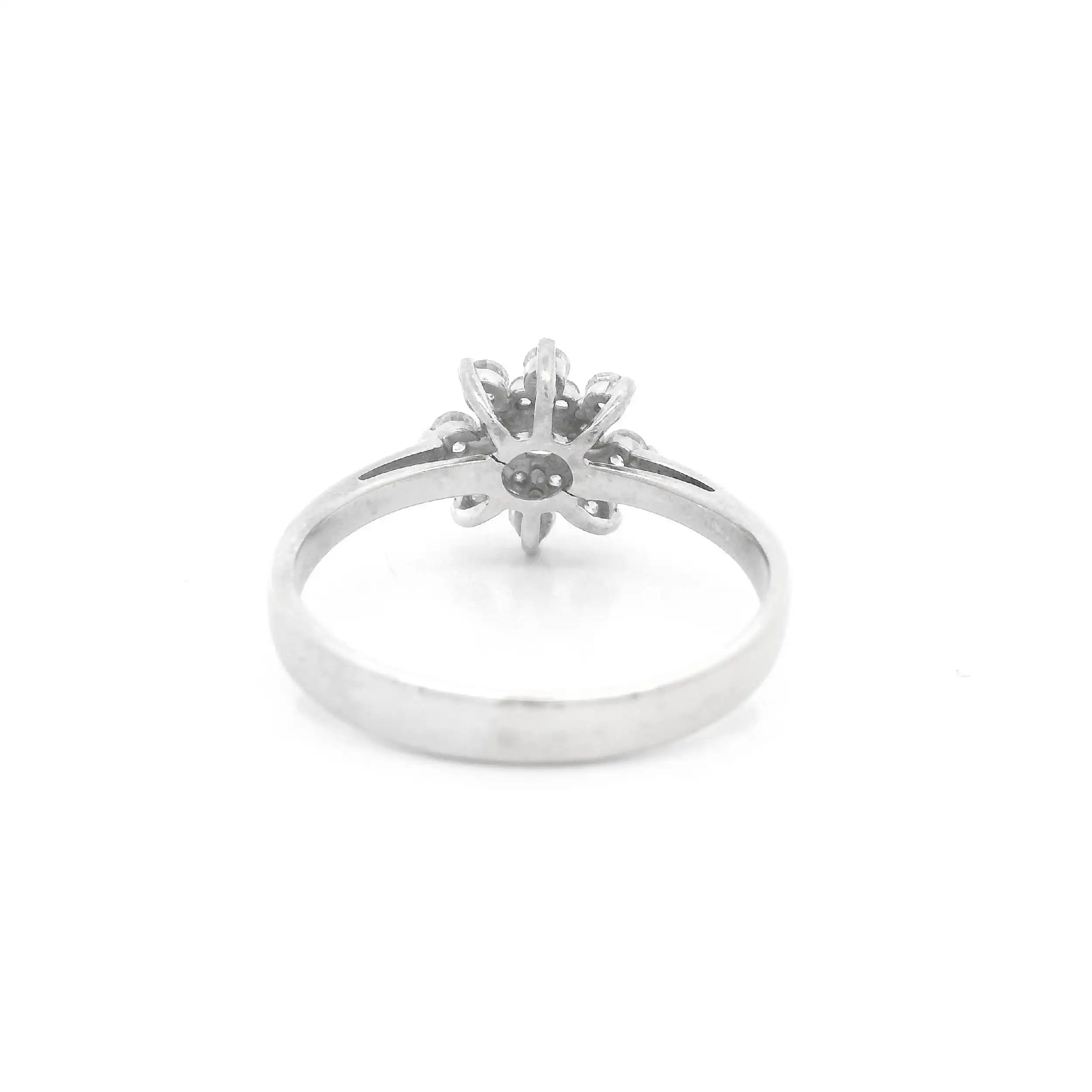 Ring Weißgold mit Brillanten von Christ