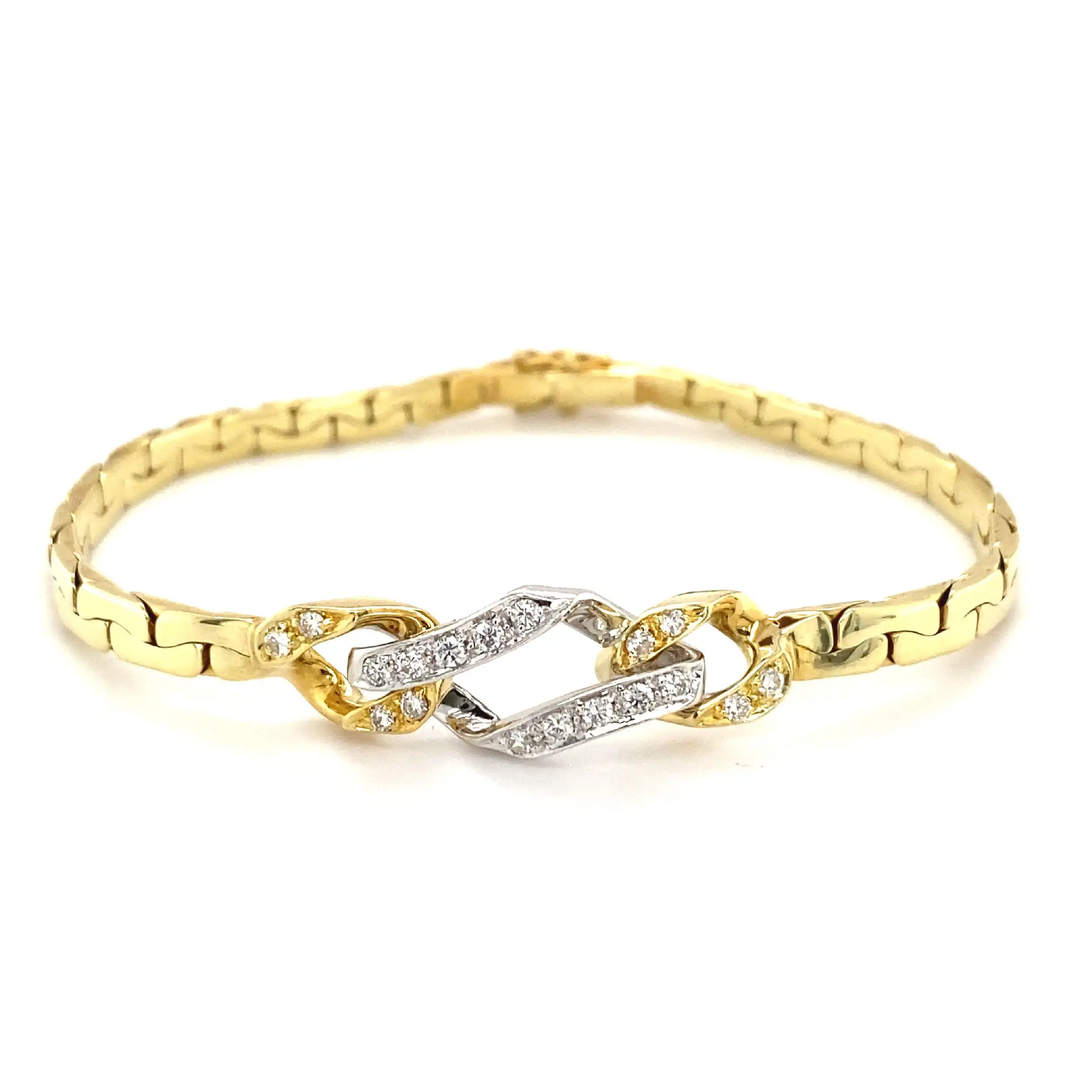 Armband bicolor mit Brillanten