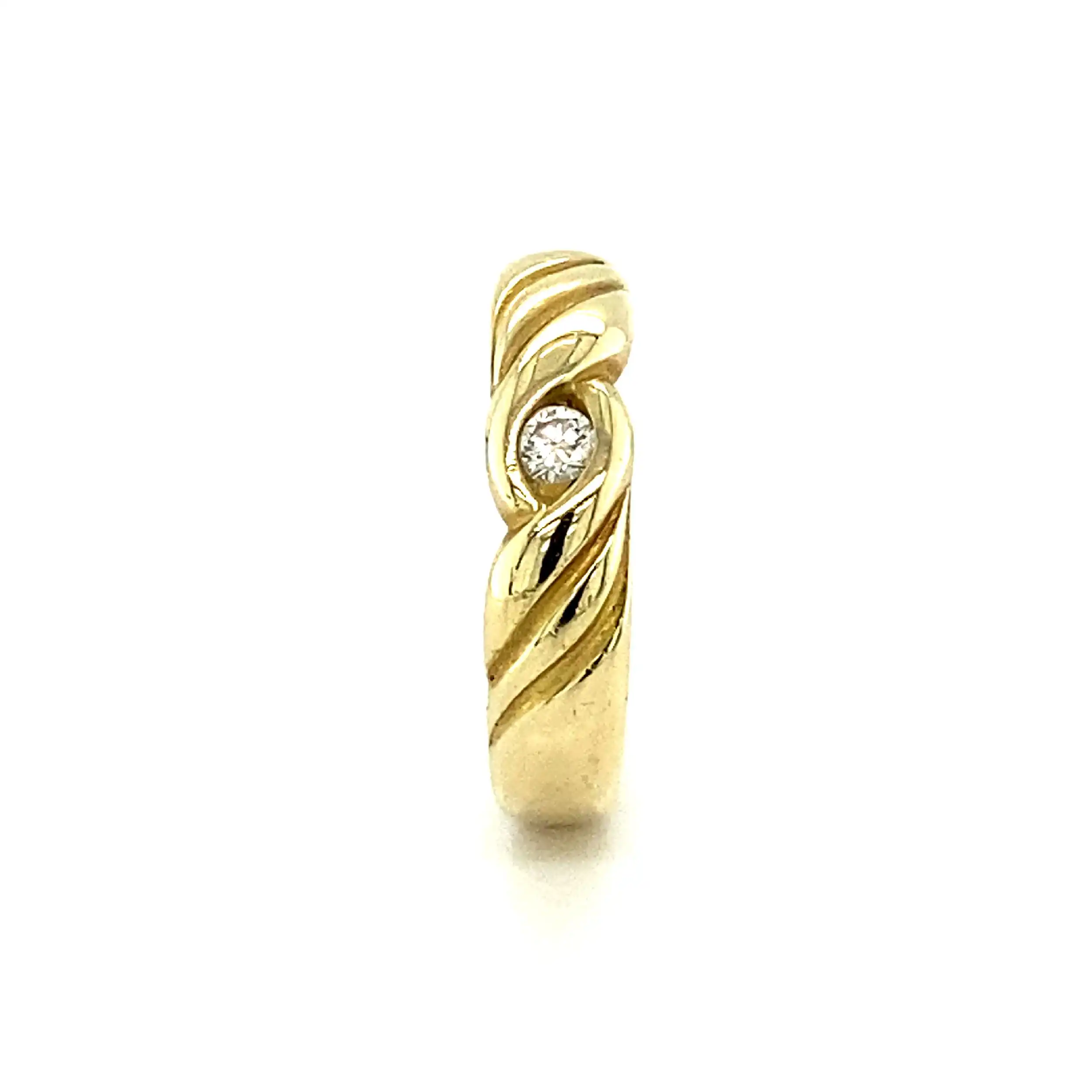 Ring Gelbgold mit Brillanten Ring Gelbgold mit Brillanten