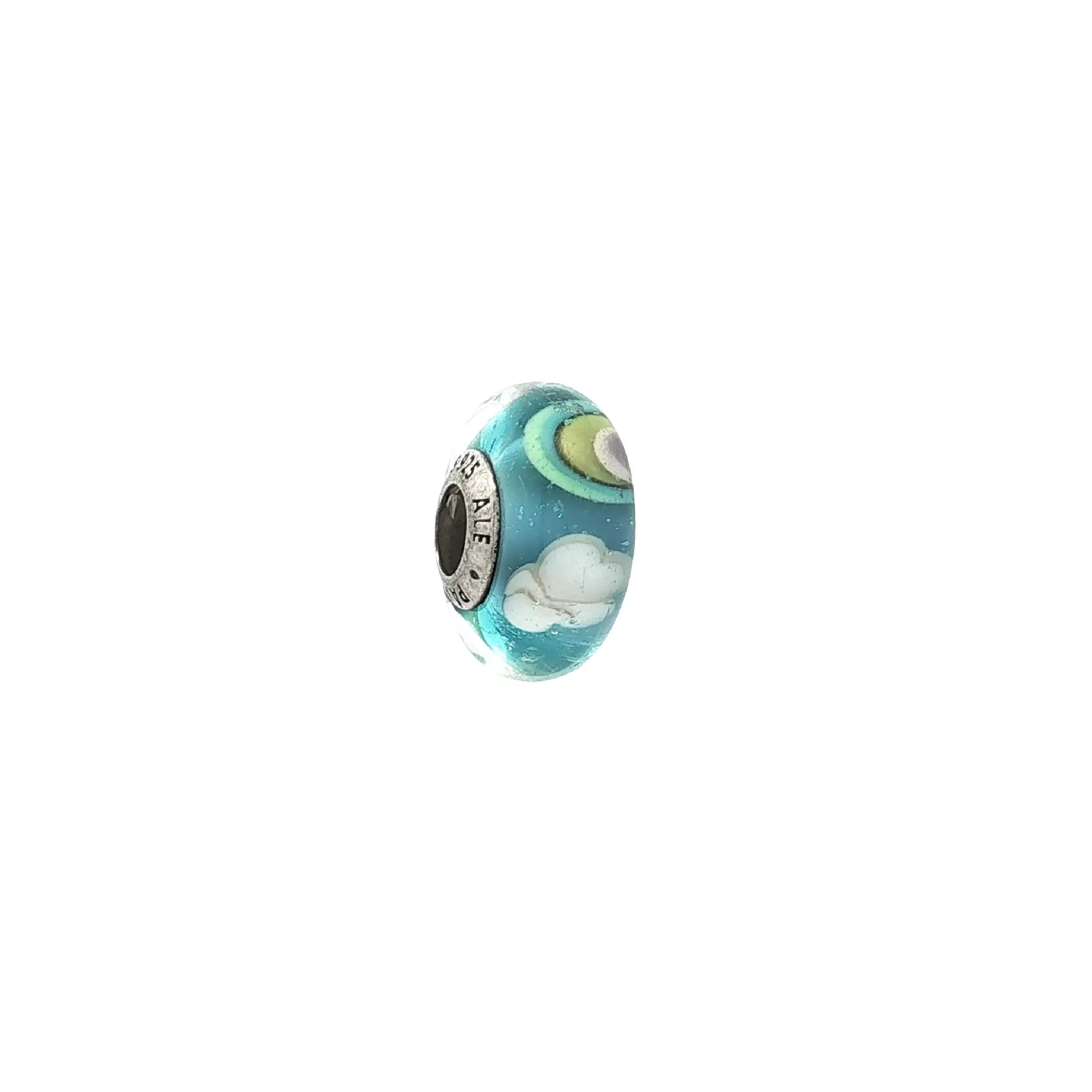Charm Murano Glas Regenbogen Charm Murano Glas Regenbogen