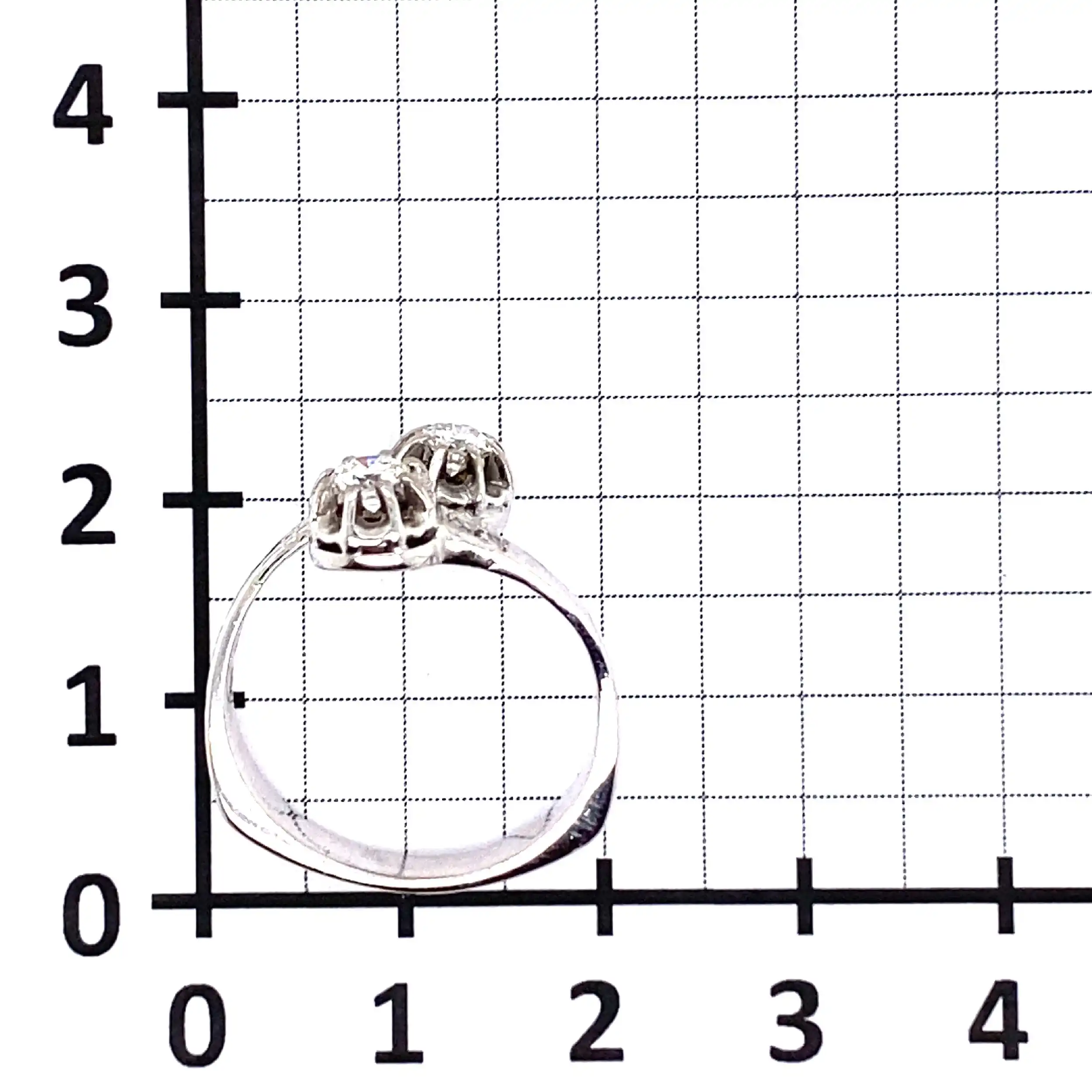 Ring Weißgold mit Brillanten & Diamantrosen Ring Weißgold mit Brillanten & Diamantrosen
