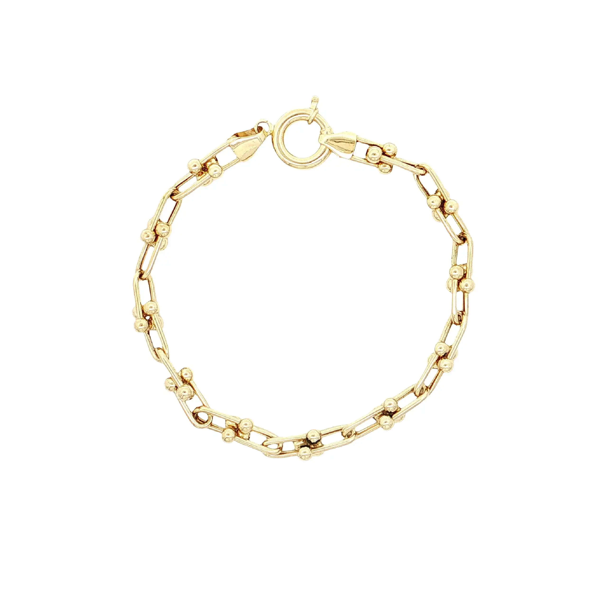 Gliederarmband Gelbgold