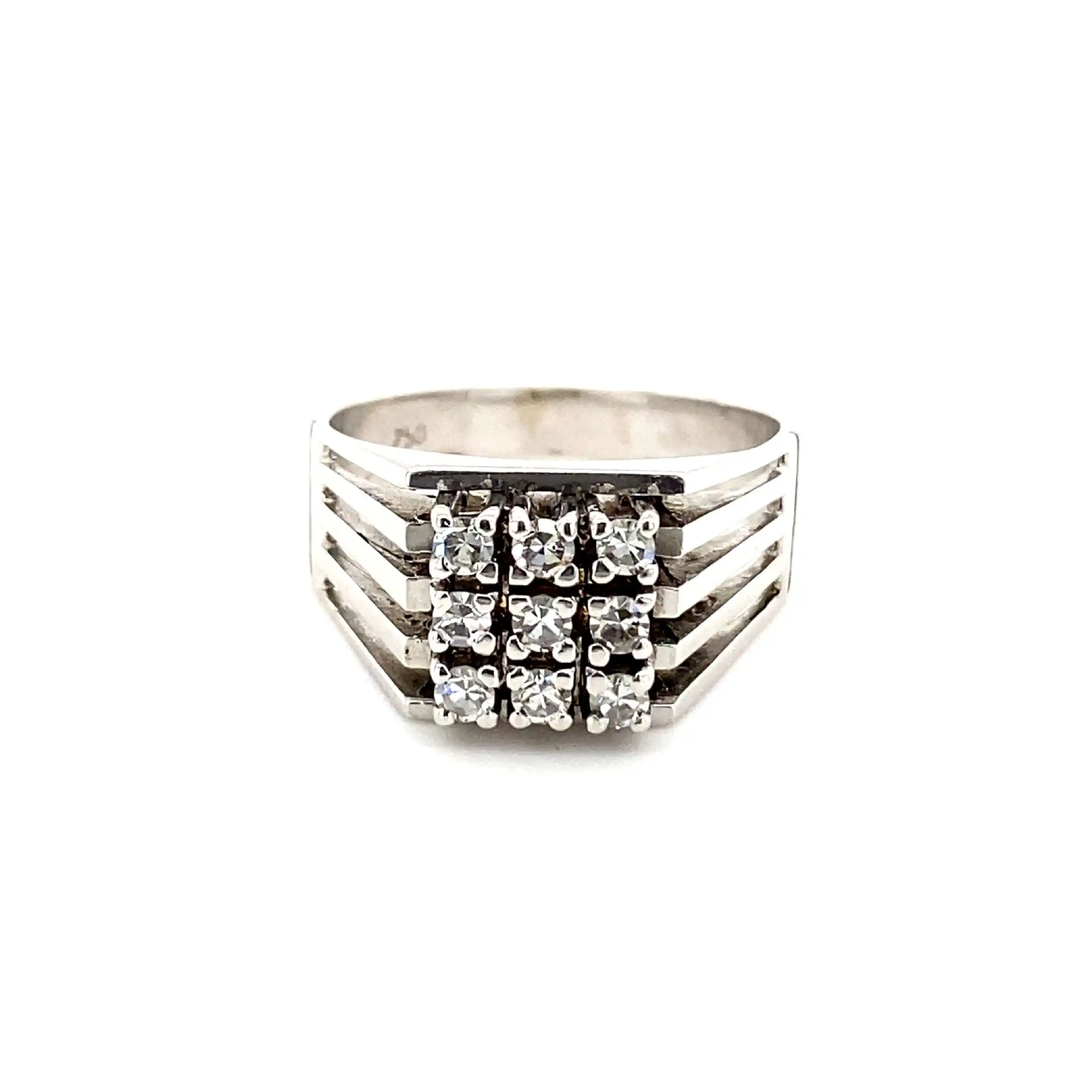 Ring Weißgold mit Diamanten Ring Weißgold mit Diamanten