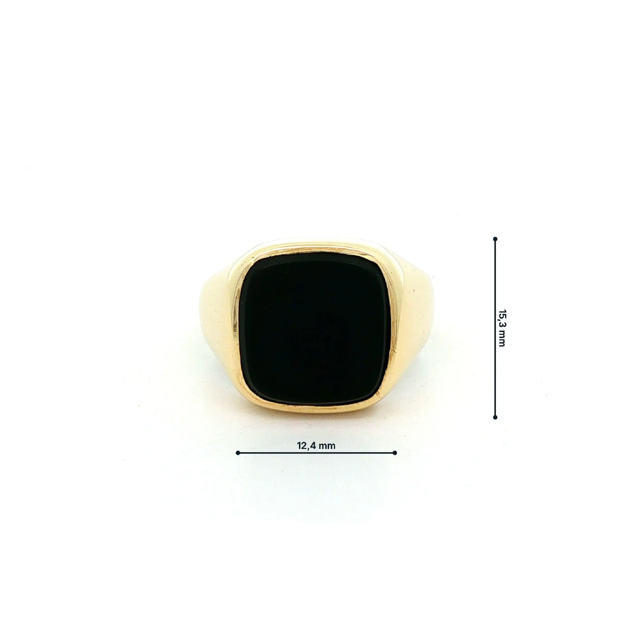 Ring Gelbgold mit Onyx Ring Gelbgold mit Onyx