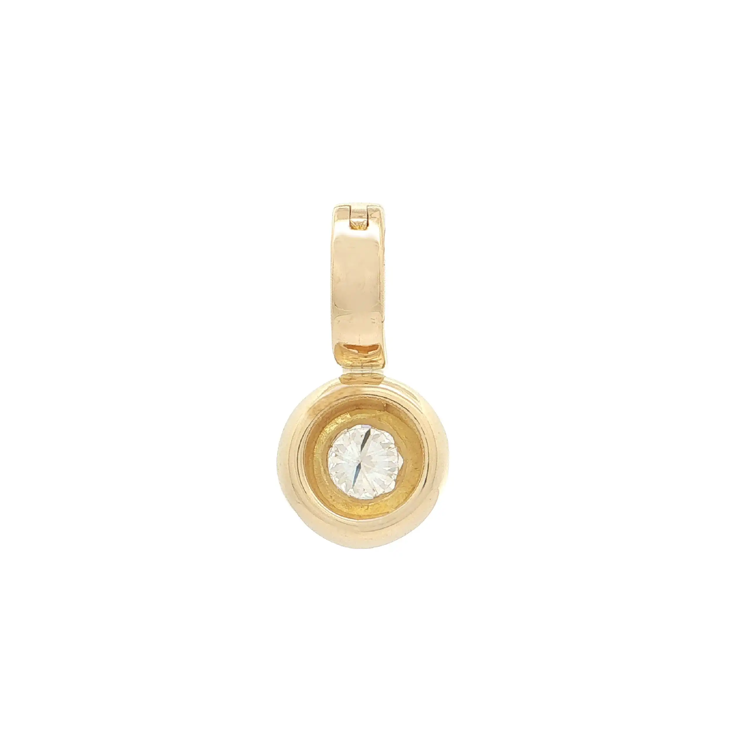 Anhänger Gelbgold mit Brillant Anhänger Gelbgold mit Brillant